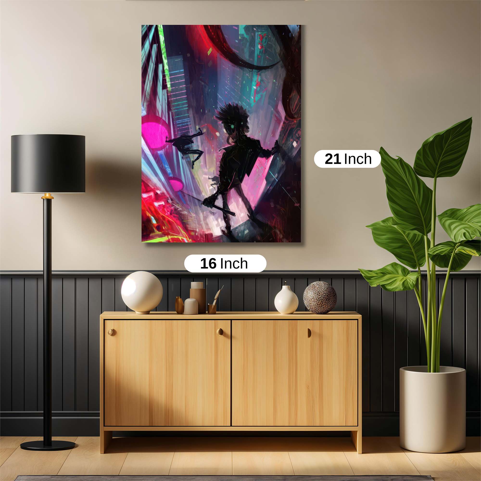 Neon Chaos Safe Wall Magnetic / M