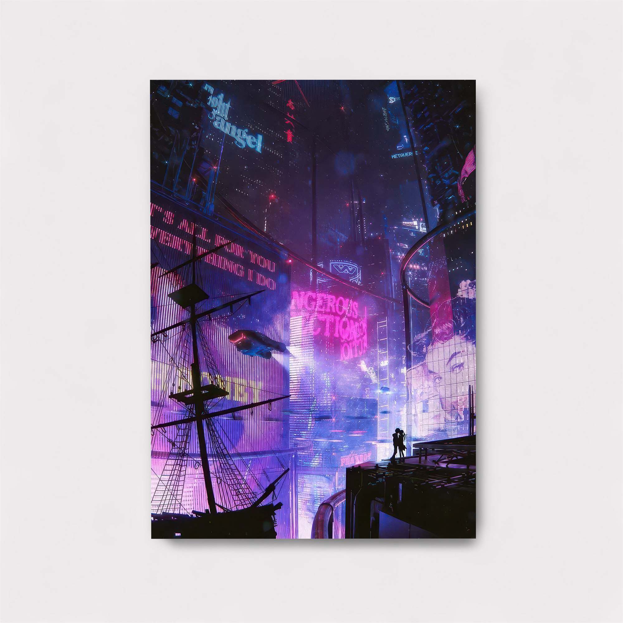 Cyber Serenity Safe Wall Magnetic / M