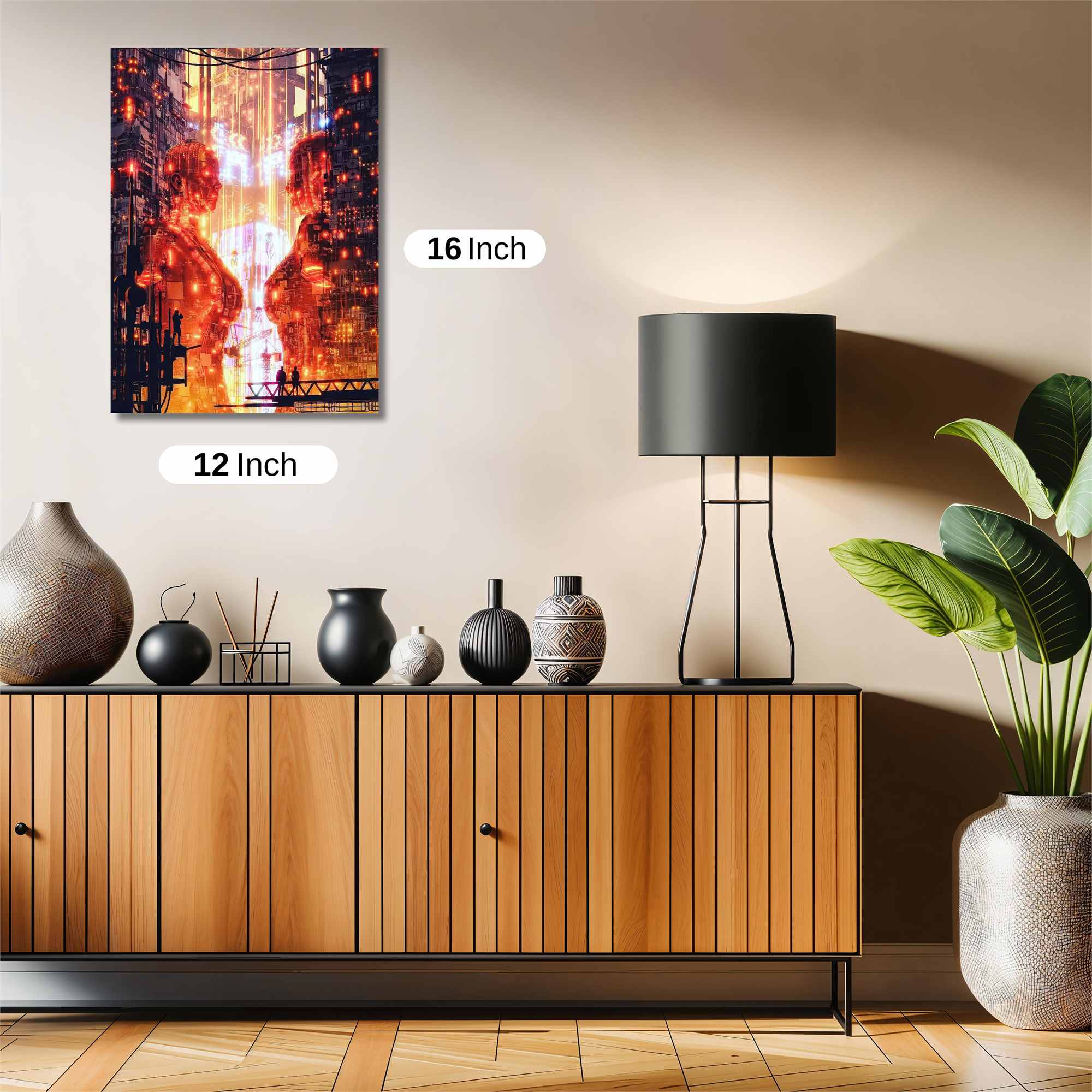 Cyber Embrace Safe Wall Magnetic / M