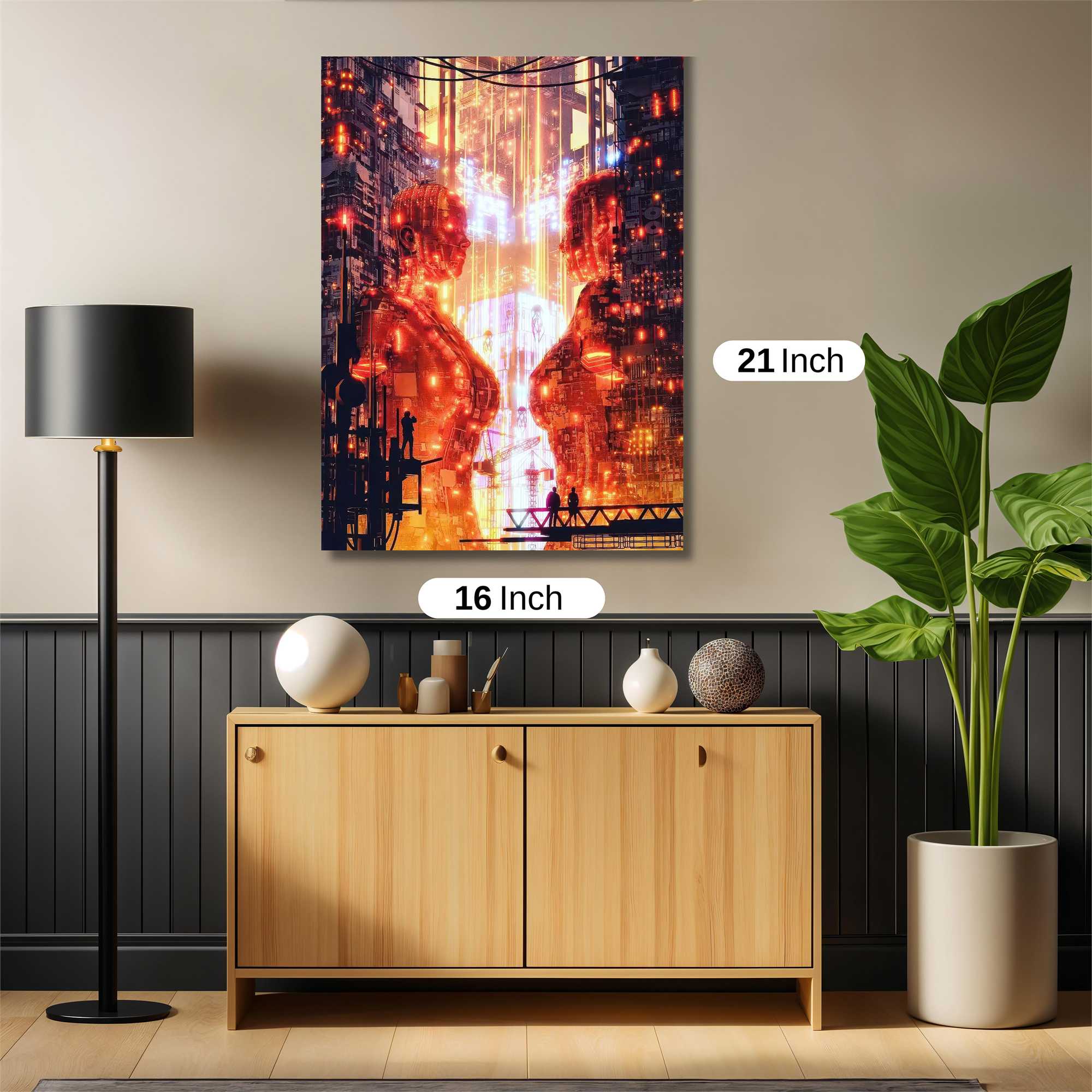 Cyber Embrace Safe Wall Magnetic / M