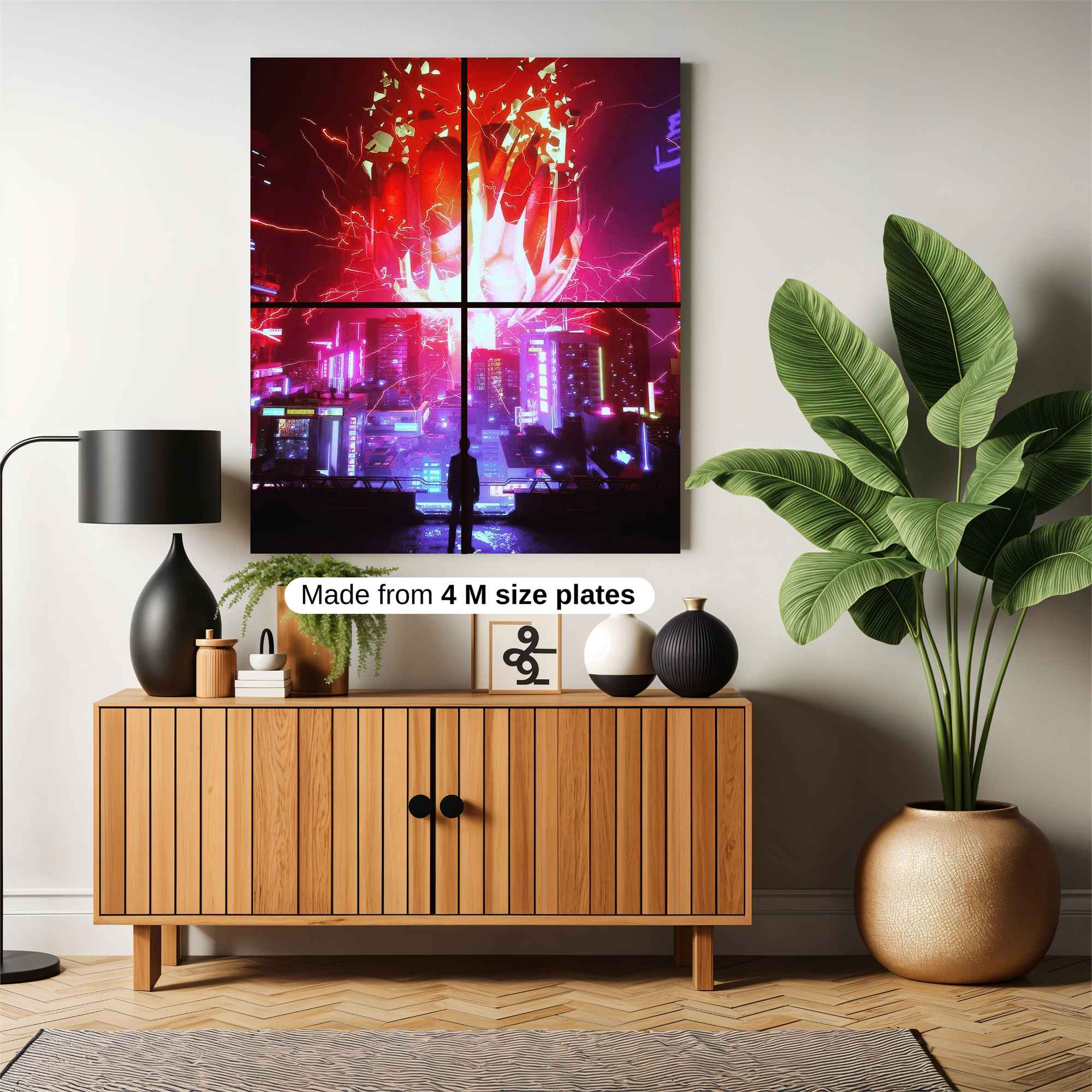 Neon Apocalypse Safe Wall Magnetic / M