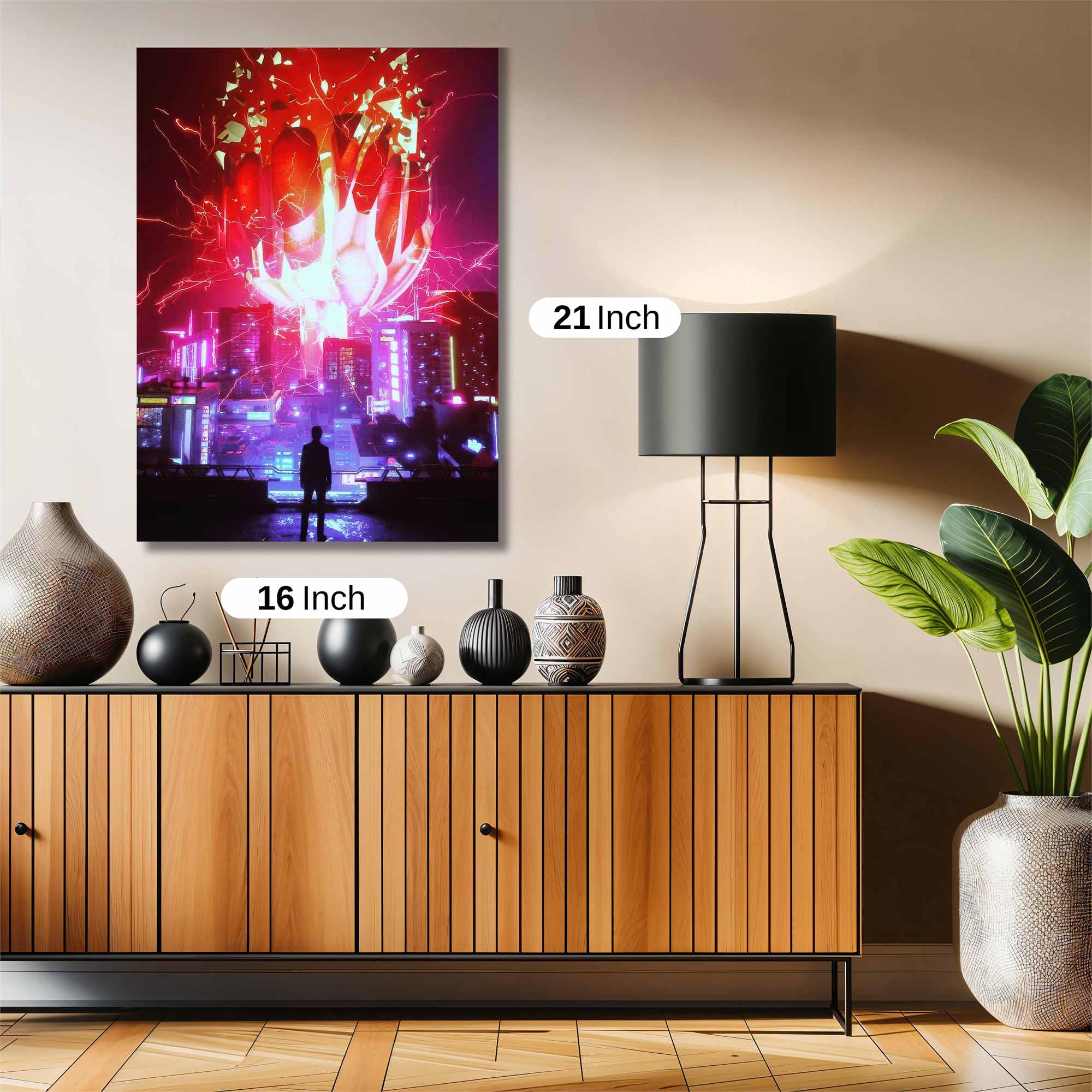 Neon Apocalypse Safe Wall Magnetic / M