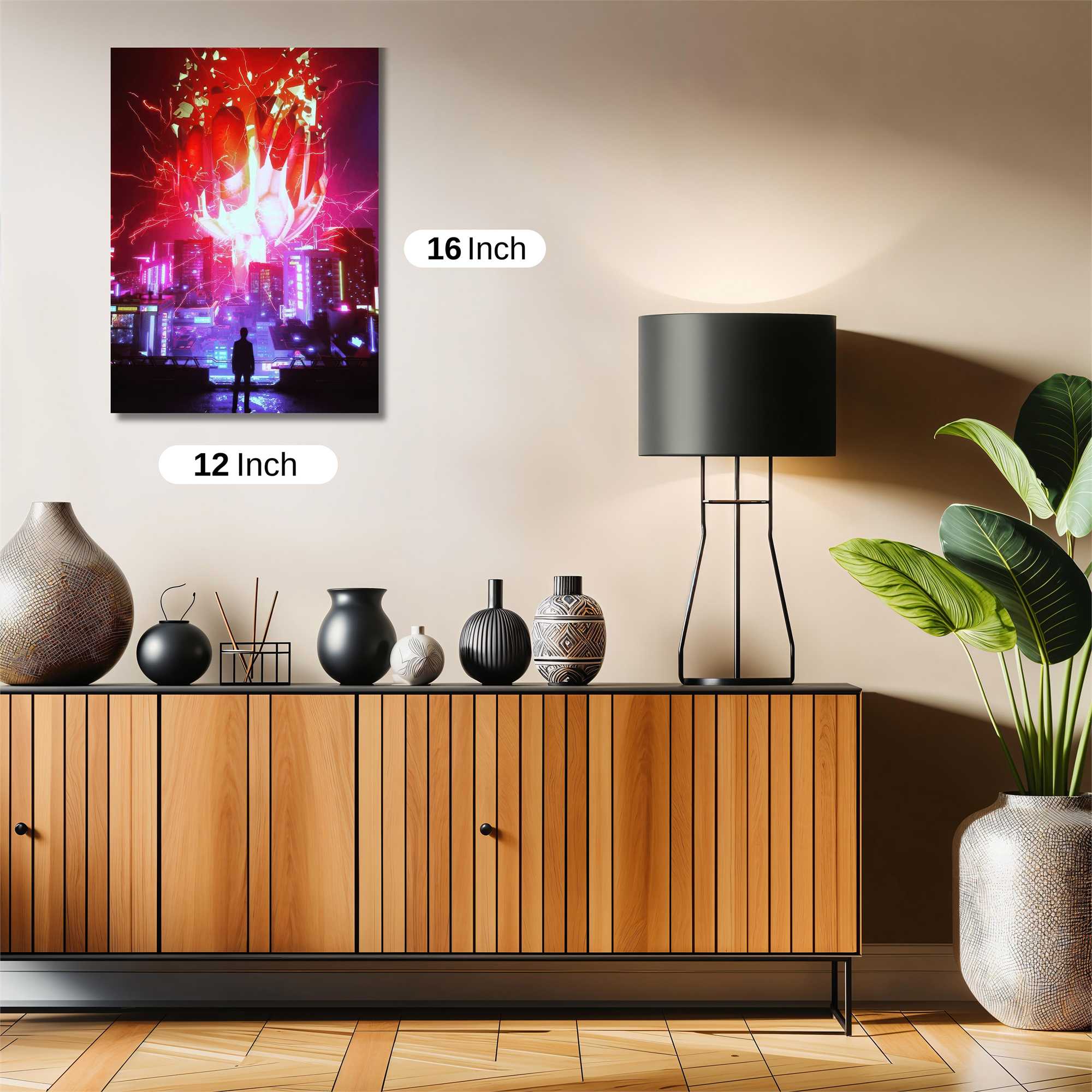 Neon Apocalypse Safe Wall Magnetic / M