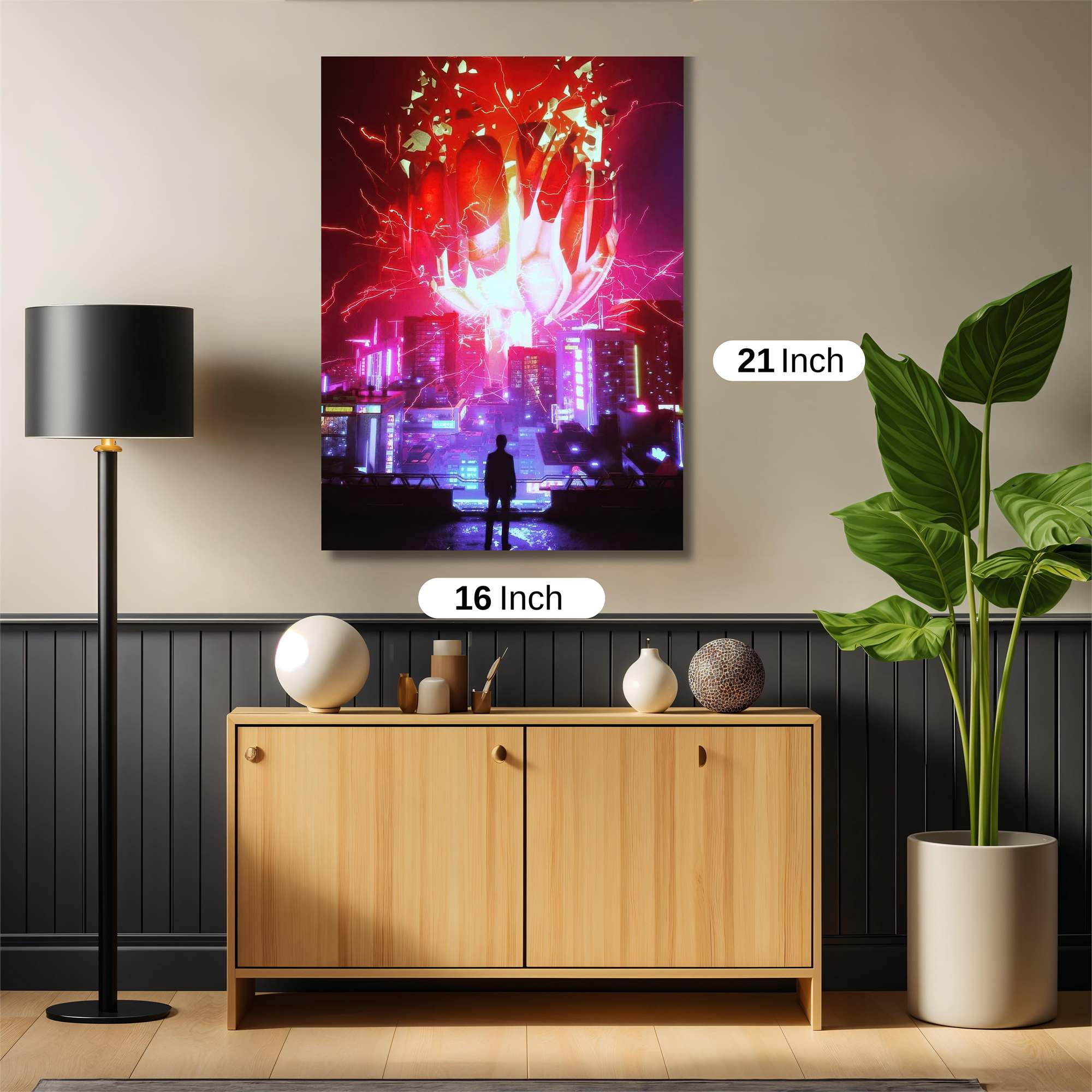 Neon Apocalypse Safe Wall Magnetic / M