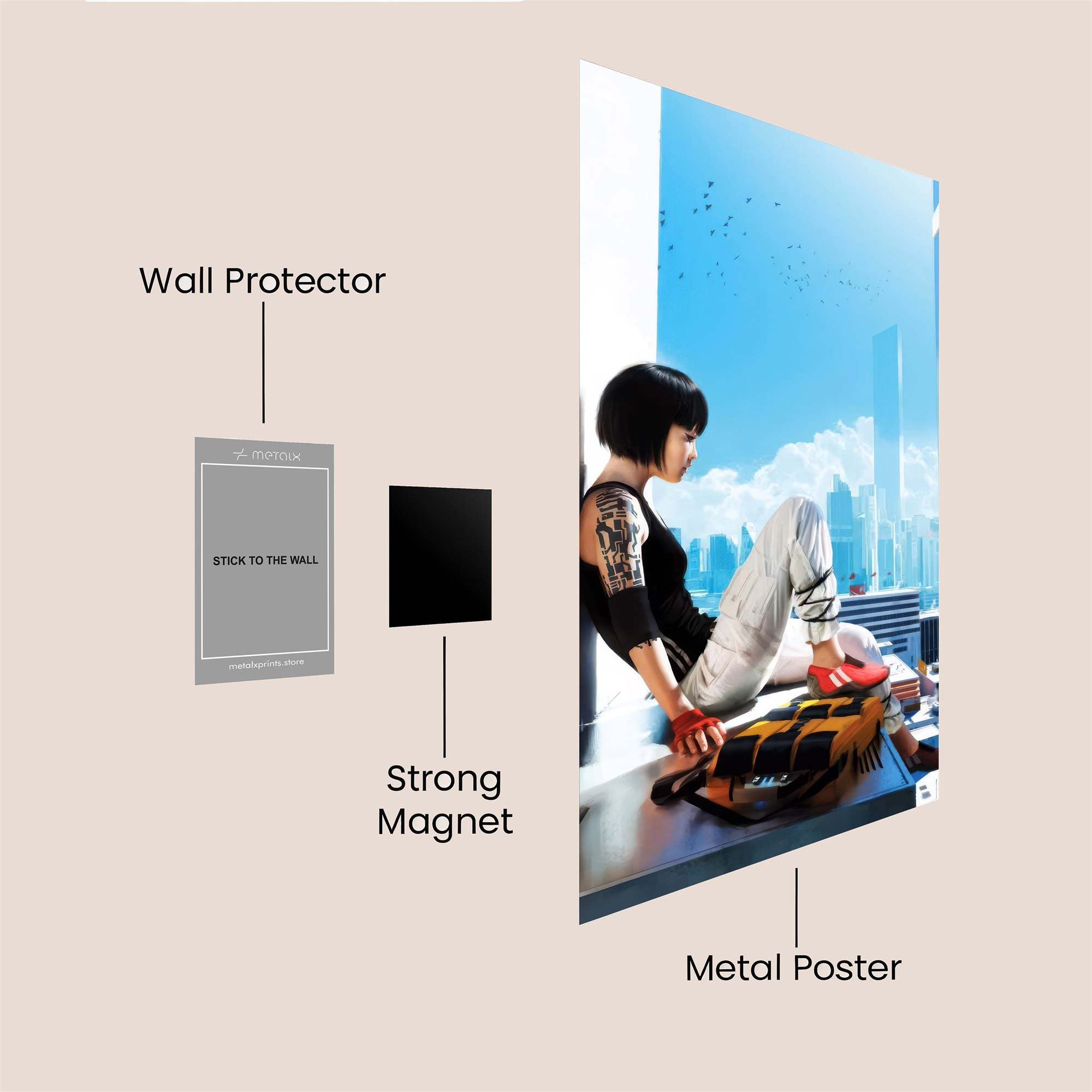 Jacket Serenity Safe Wall Magnetic / M
