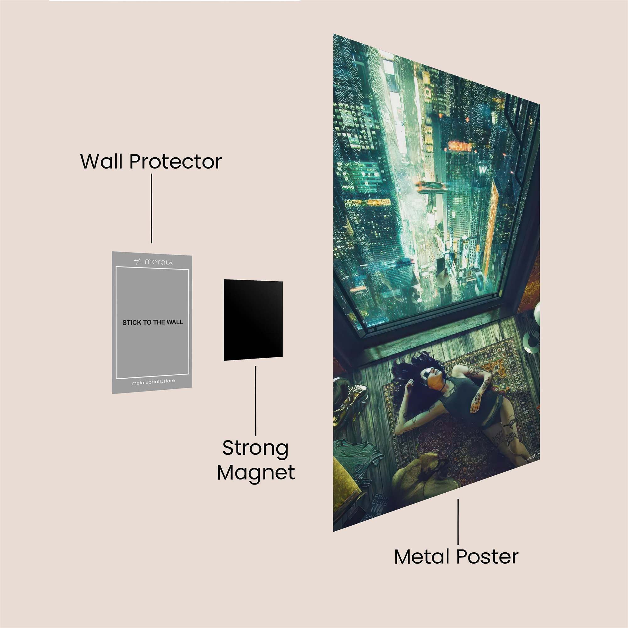 NeonDream Safe Wall Magnetic / M