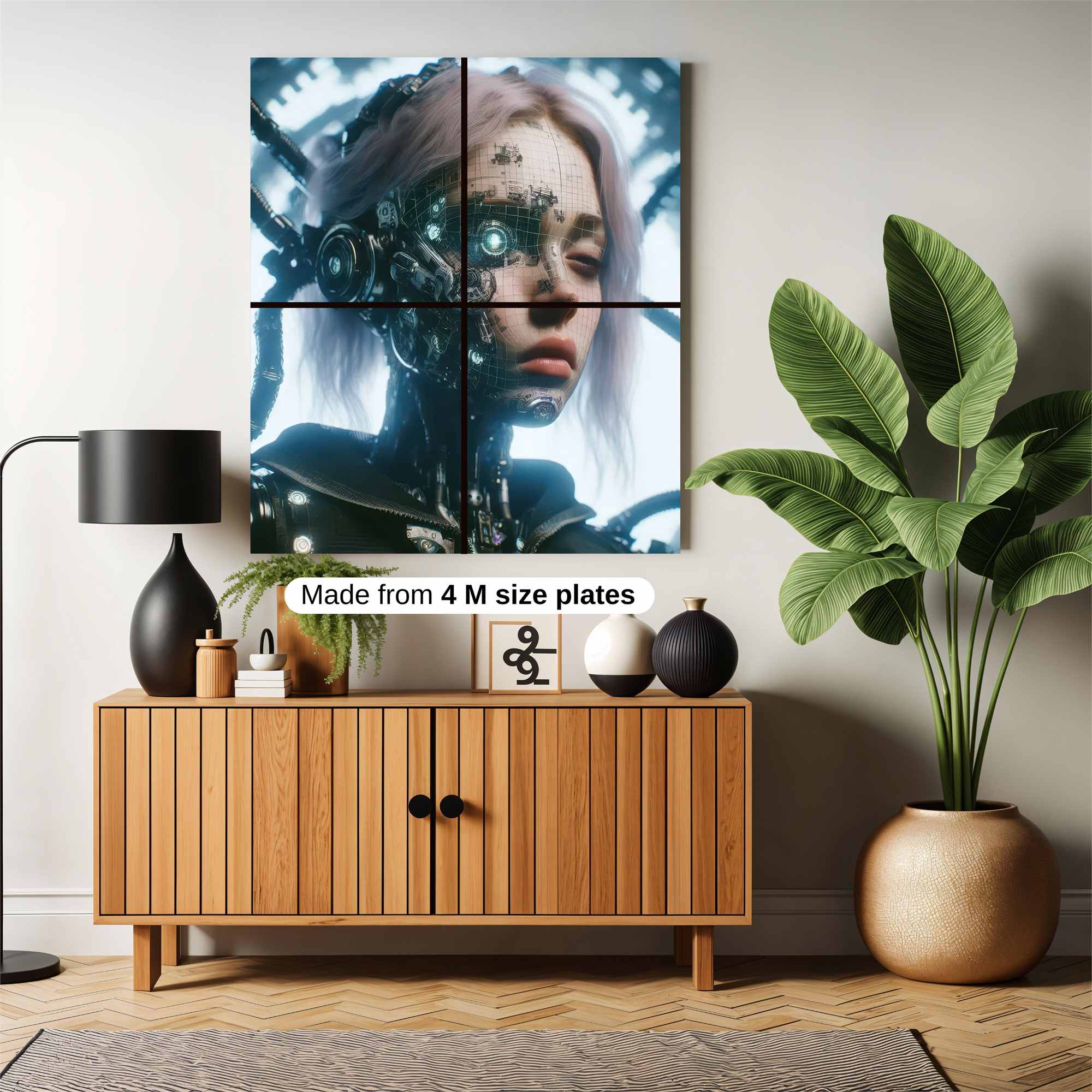 Cyber Serenity Safe Wall Magnetic / M