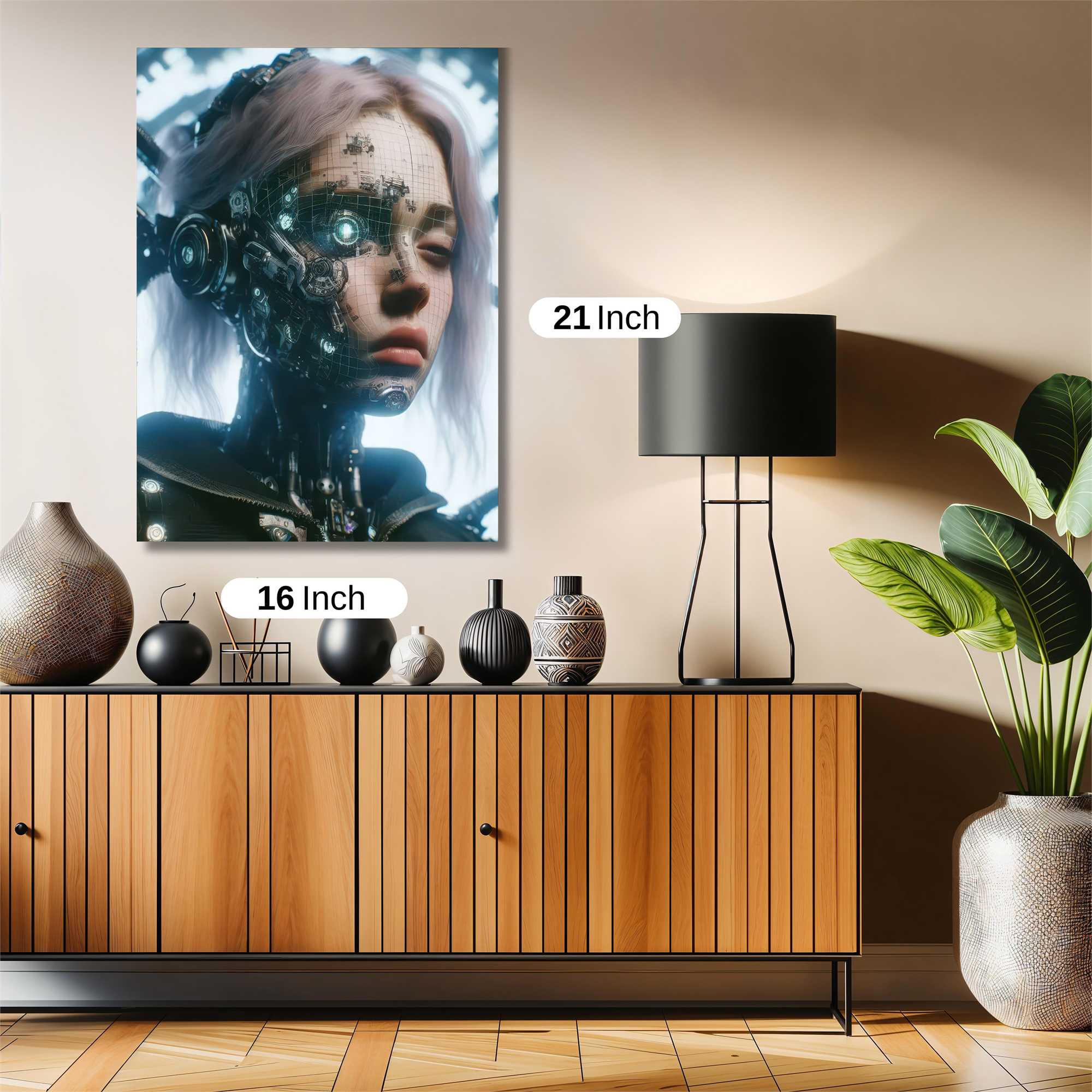 Cyber Serenity Safe Wall Magnetic / M