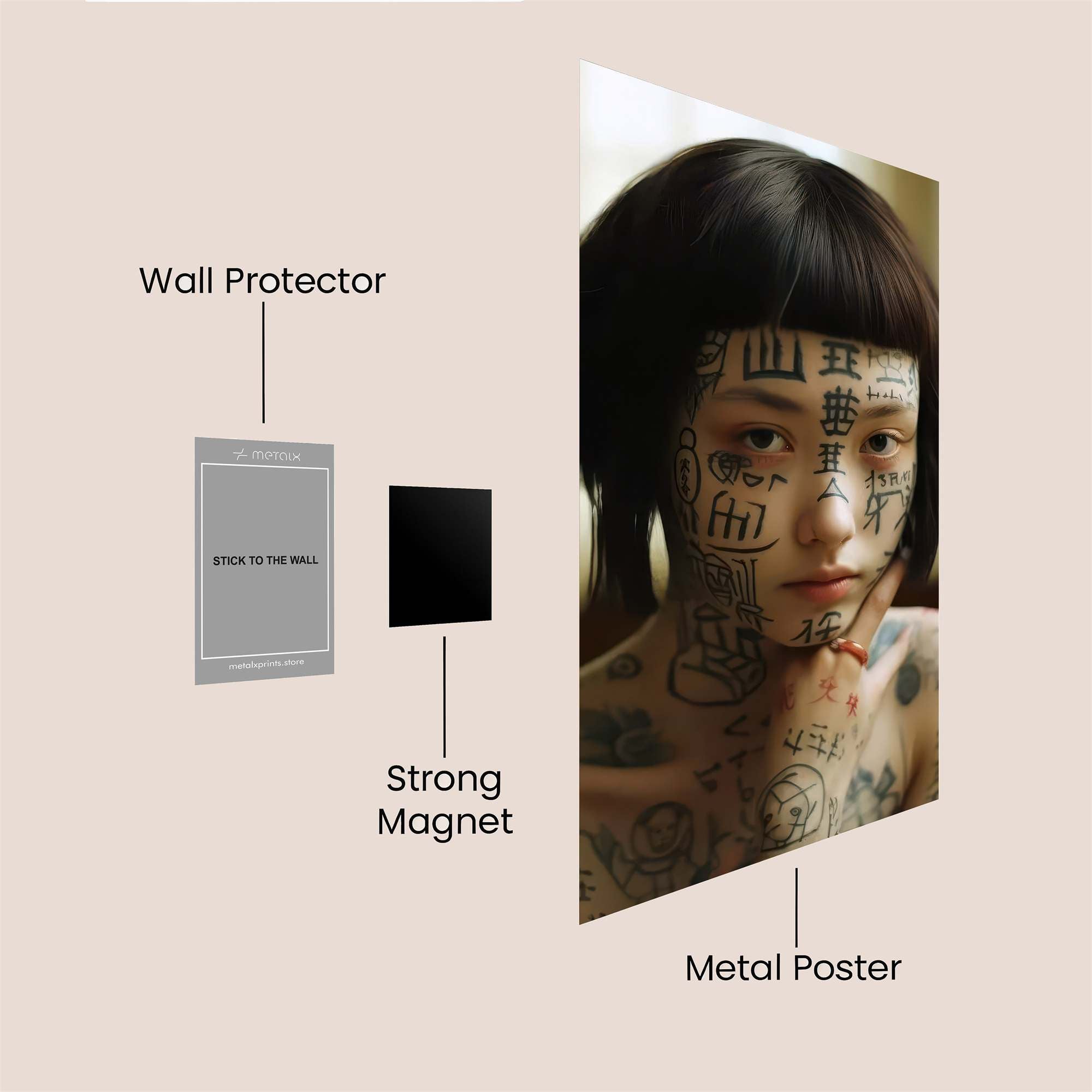 Rebel Intrigue Safe Wall Magnetic / M