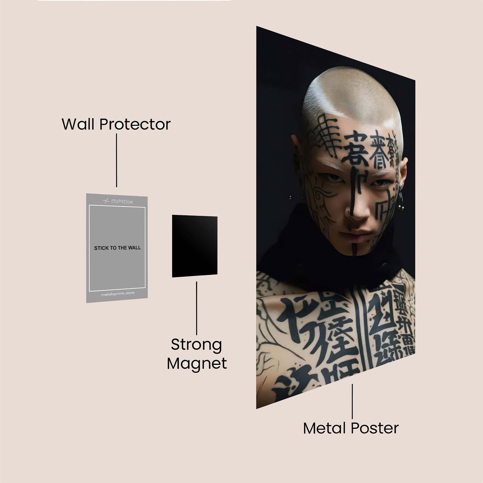 Ink Rebellion Safe Wall Magnetic / M