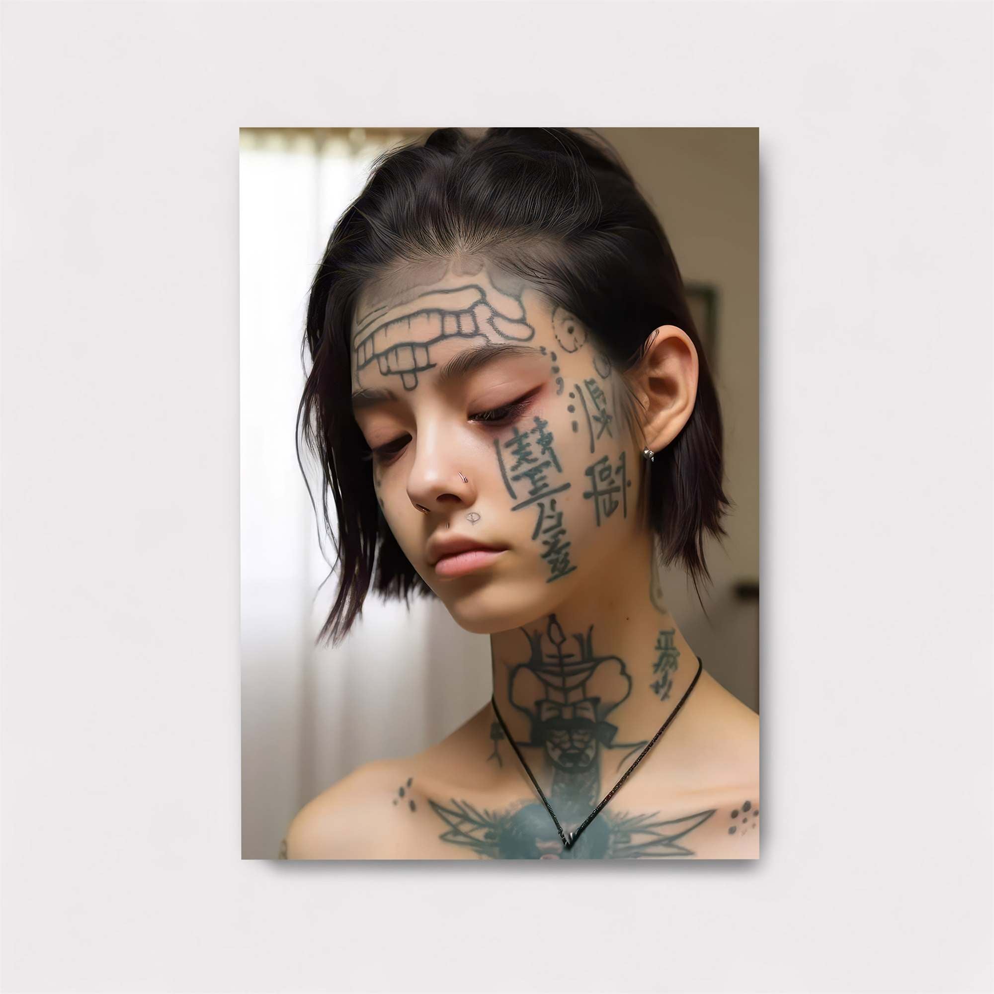 Tattooed Tranquil Safe Wall Magnetic / M