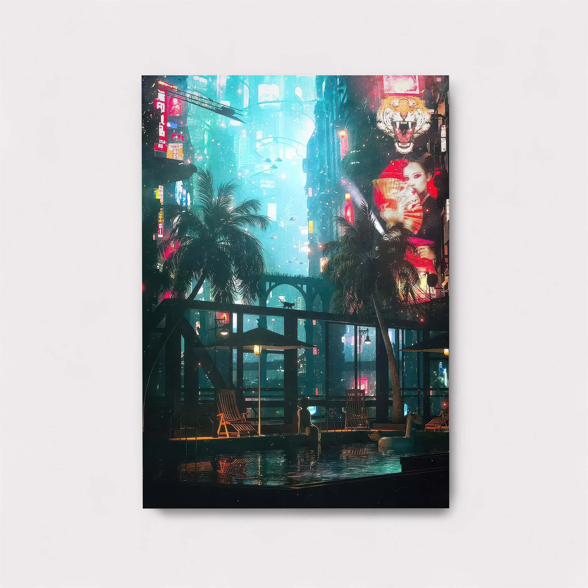 Neon Oasis Safe Wall Magnetic / M