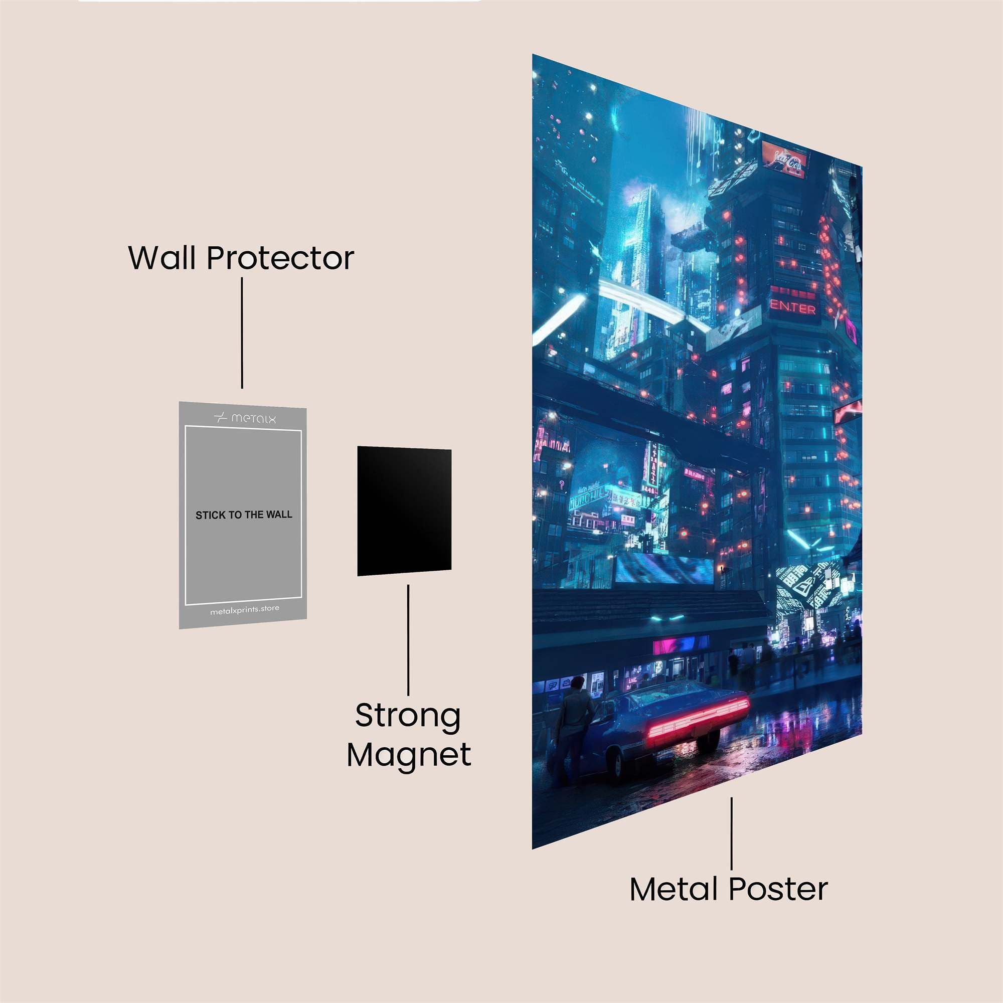 Cyberpunk Serenity Safe Wall Magnetic / M