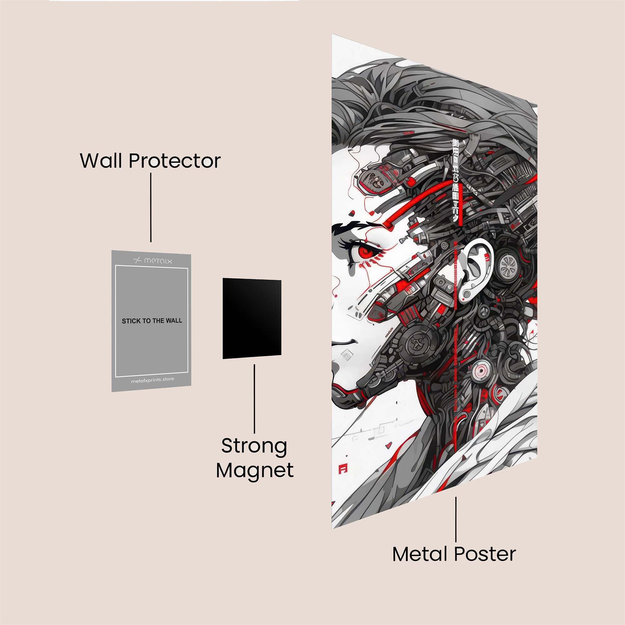 Cyber Elegance Safe Wall Magnetic / M