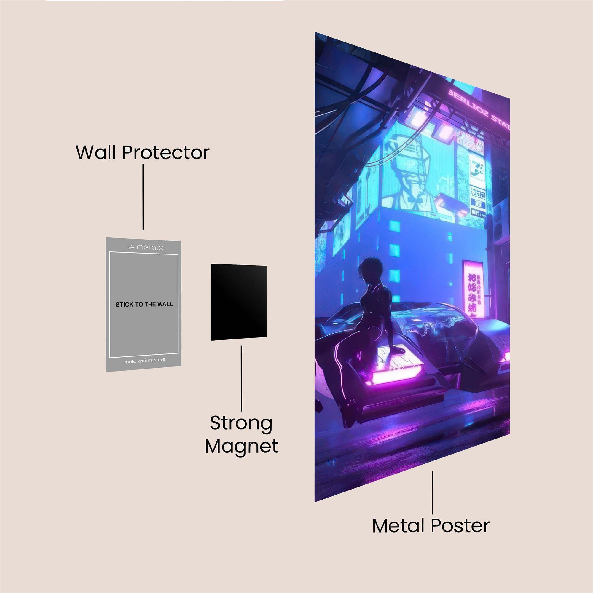 Cyberpunk Serenity Safe Wall Magnetic / M