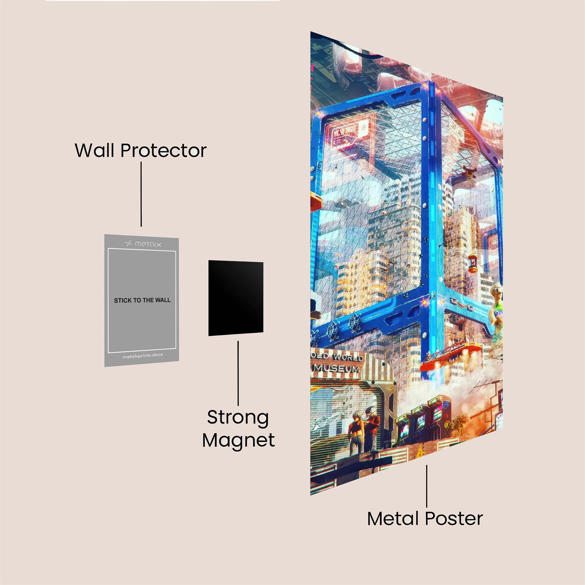 Cybernetic Dream Safe Wall Magnetic / M