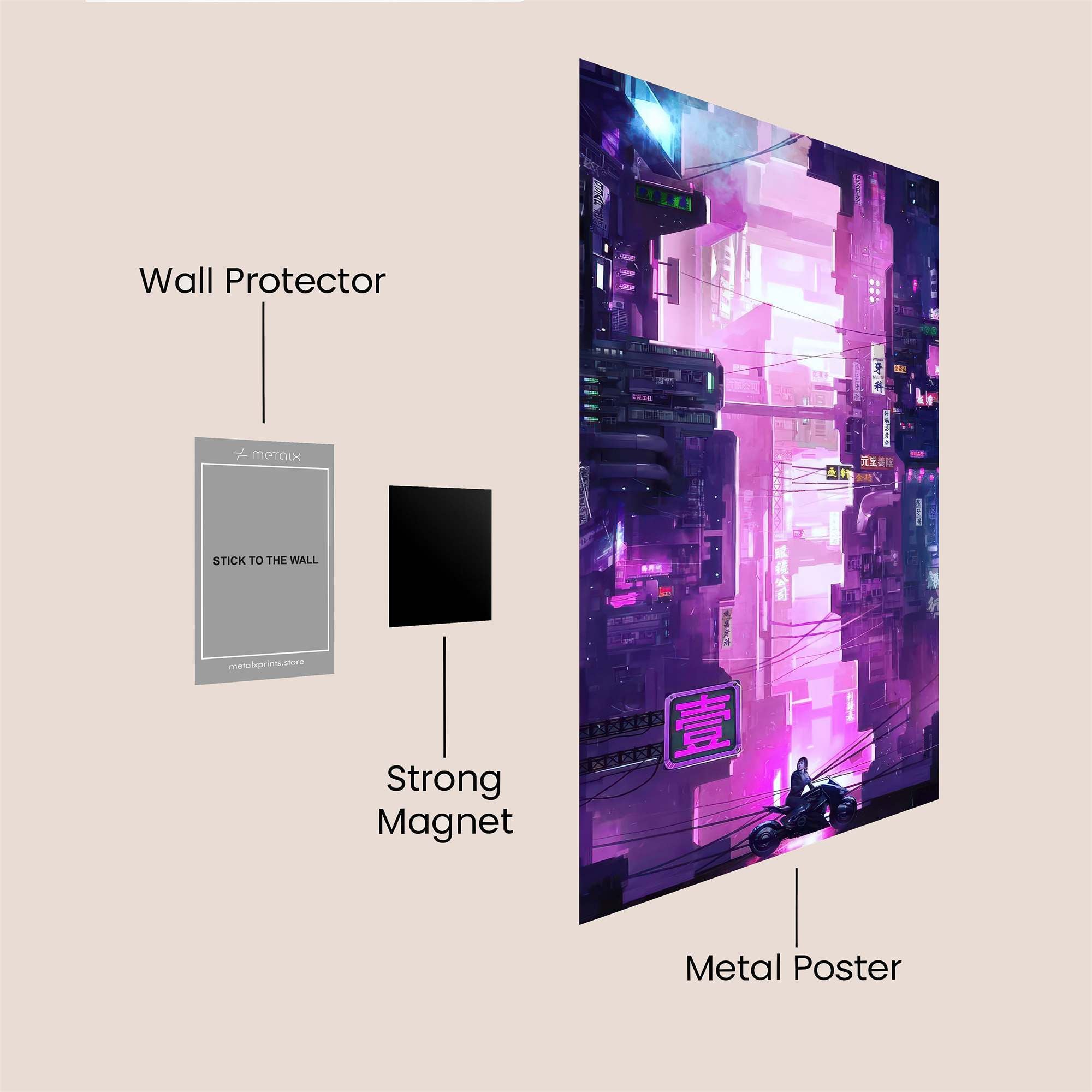 Neon Odyssey Safe Wall Magnetic / M