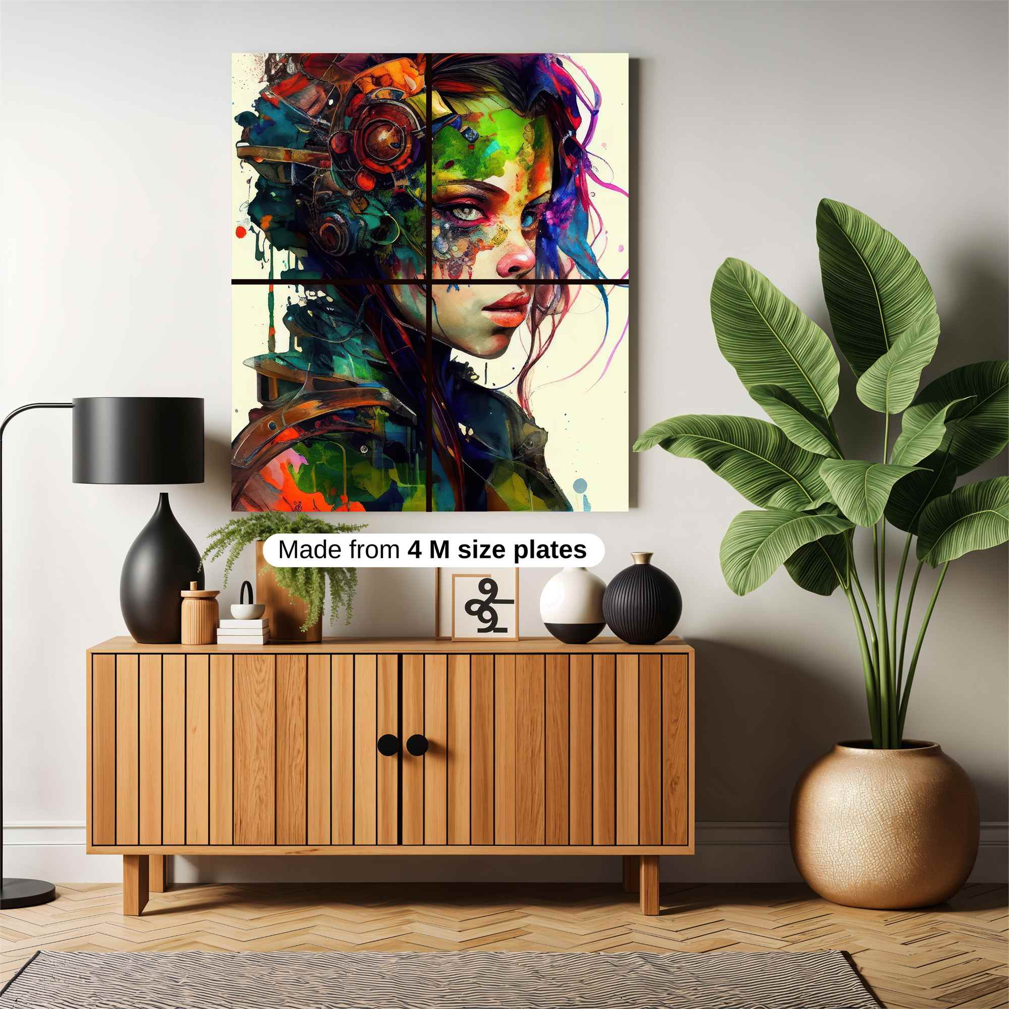 Cyberpunk Whimsy Safe Wall Magnetic / M