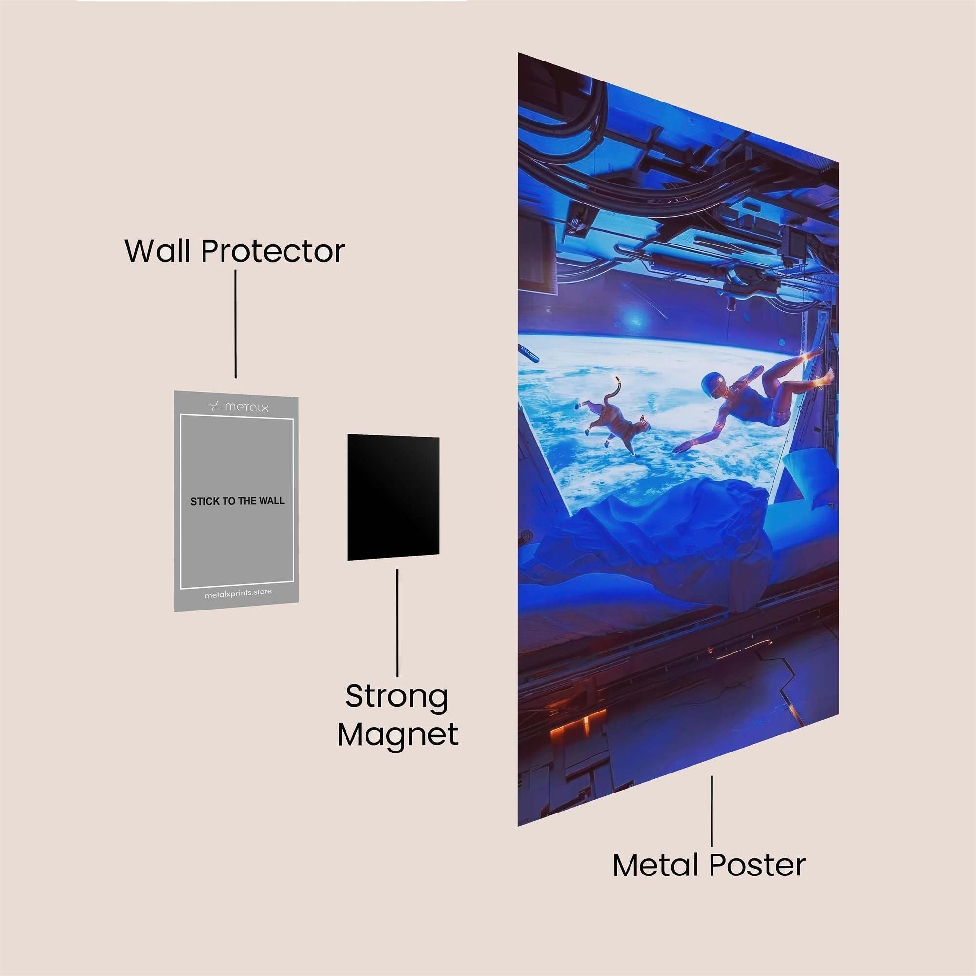 Cosmic Dream Safe Wall Magnetic / M