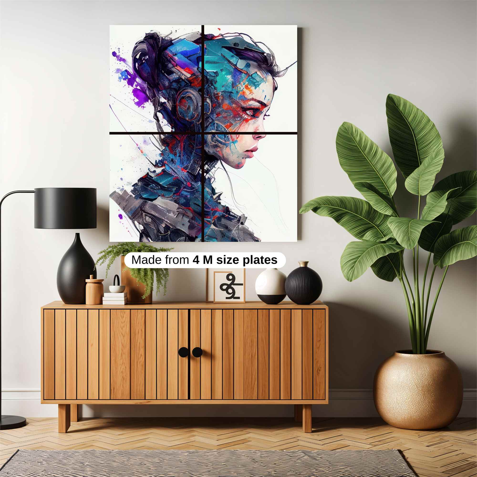 Cyber Serenity Safe Wall Magnetic / M