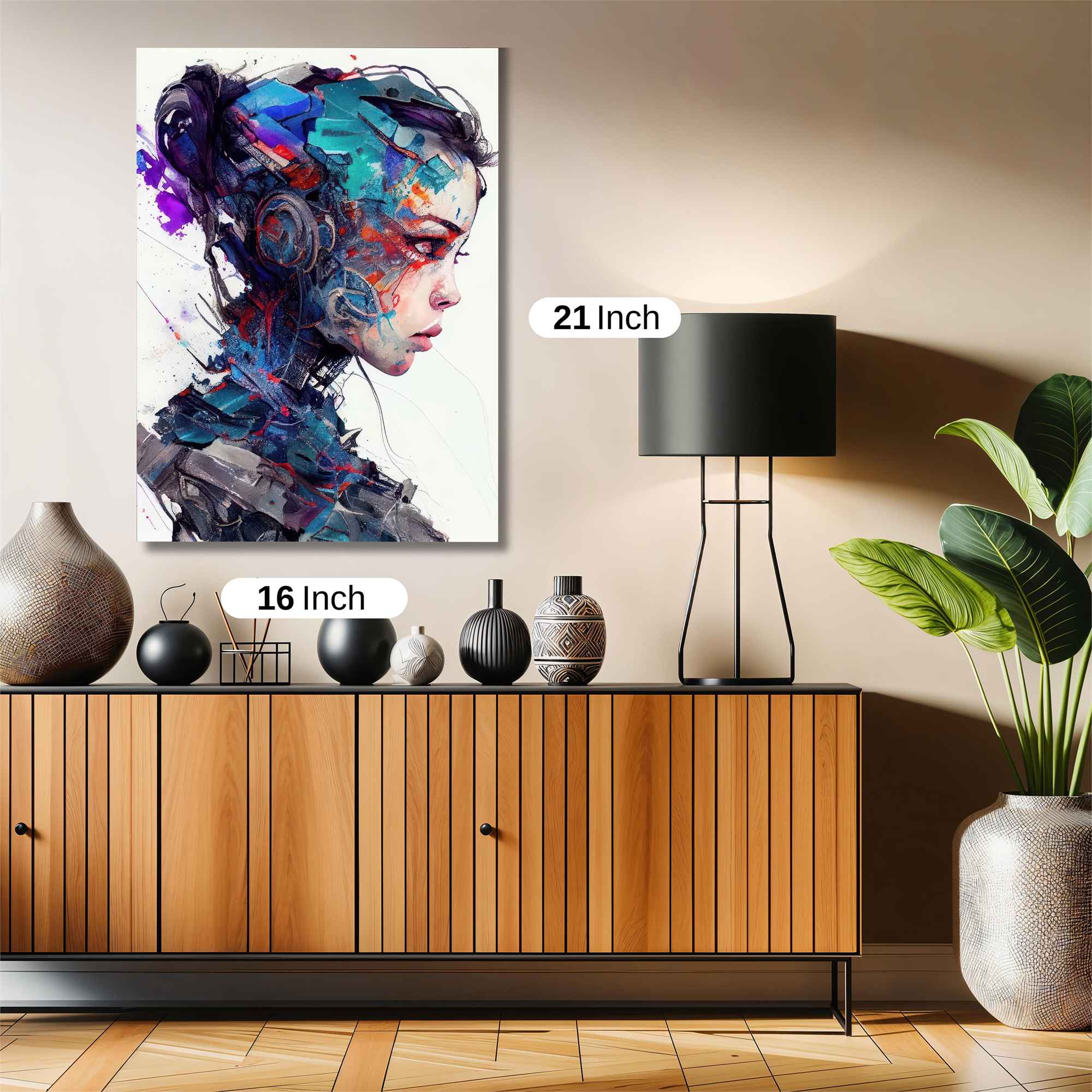 Cyber Serenity Safe Wall Magnetic / M