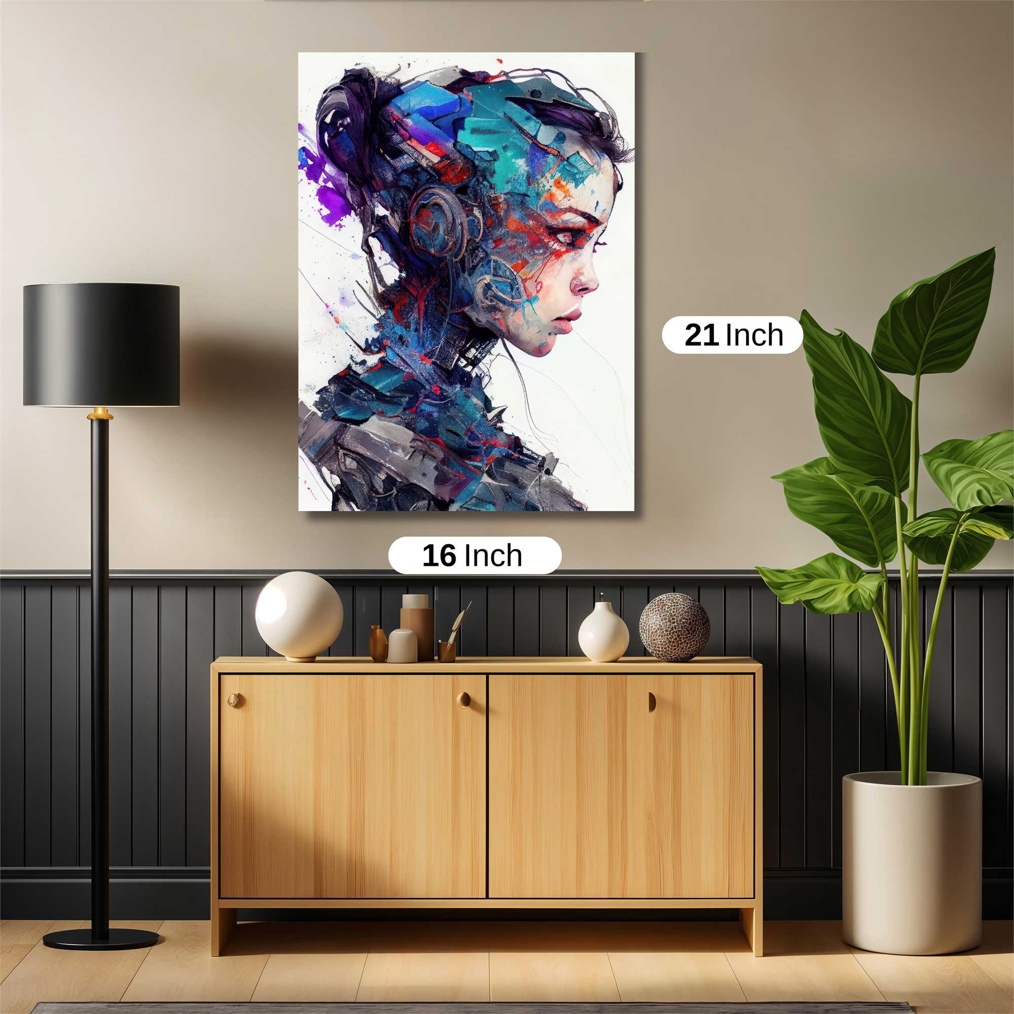 Cyber Serenity Safe Wall Magnetic / M