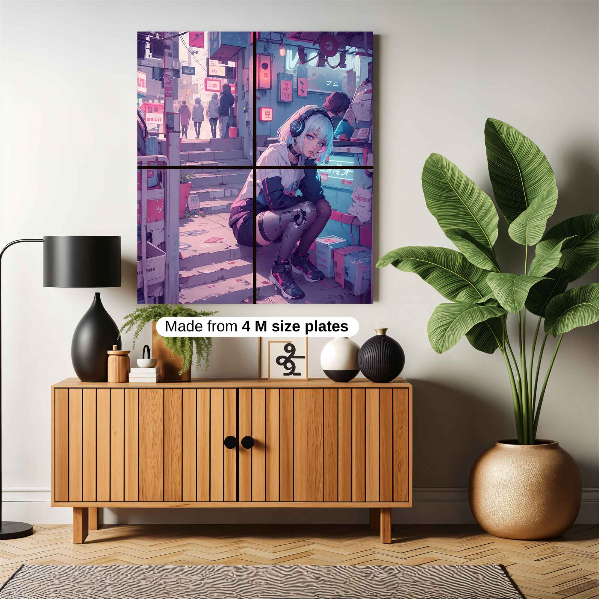 Cyber Serenity Safe Wall Magnetic / M