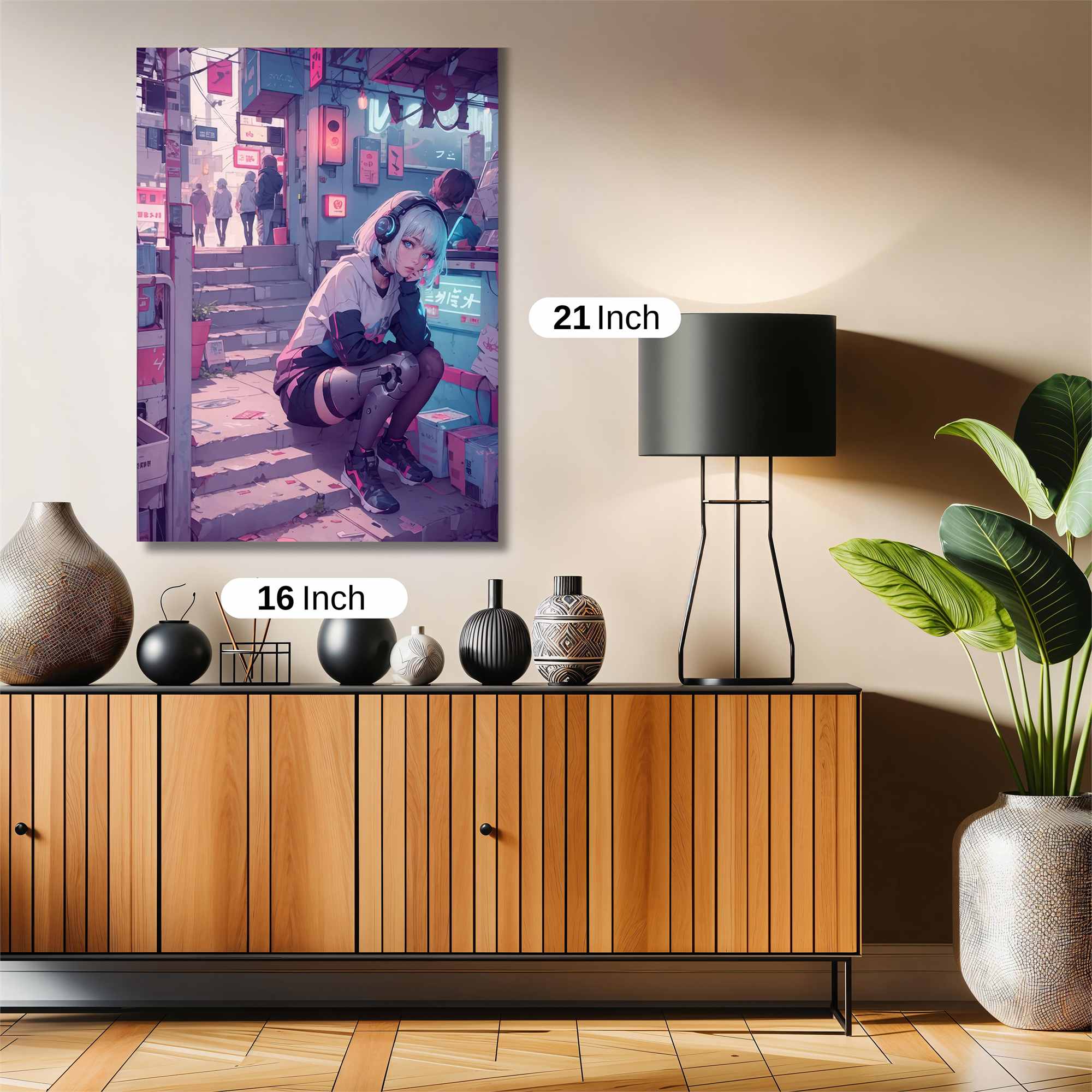 Cyber Serenity Safe Wall Magnetic / M