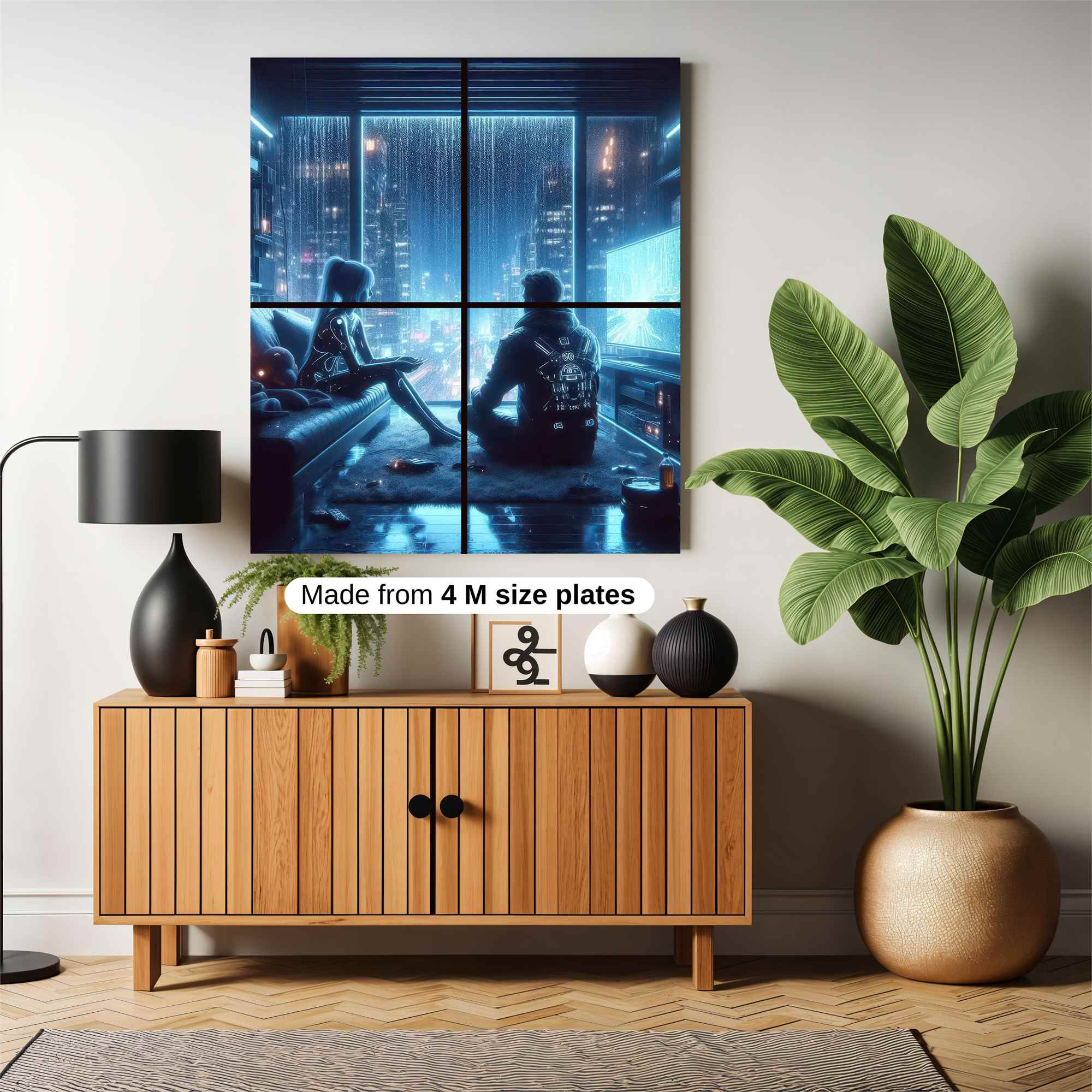 Cyber Serenity Safe Wall Magnetic / M