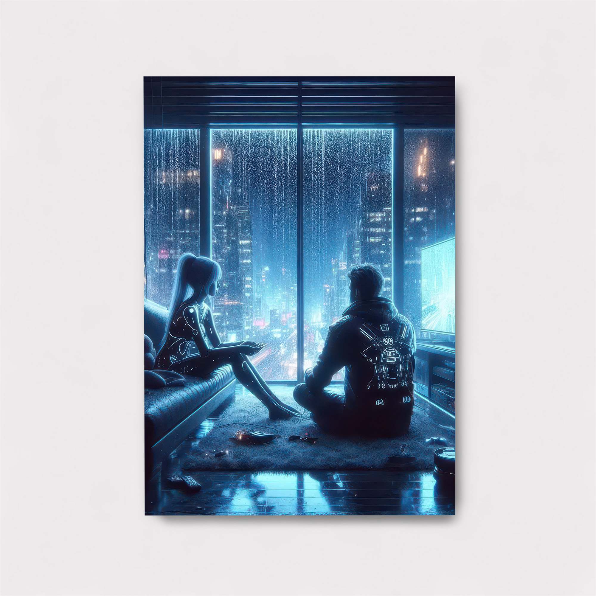 Cyber Serenity Safe Wall Magnetic / M