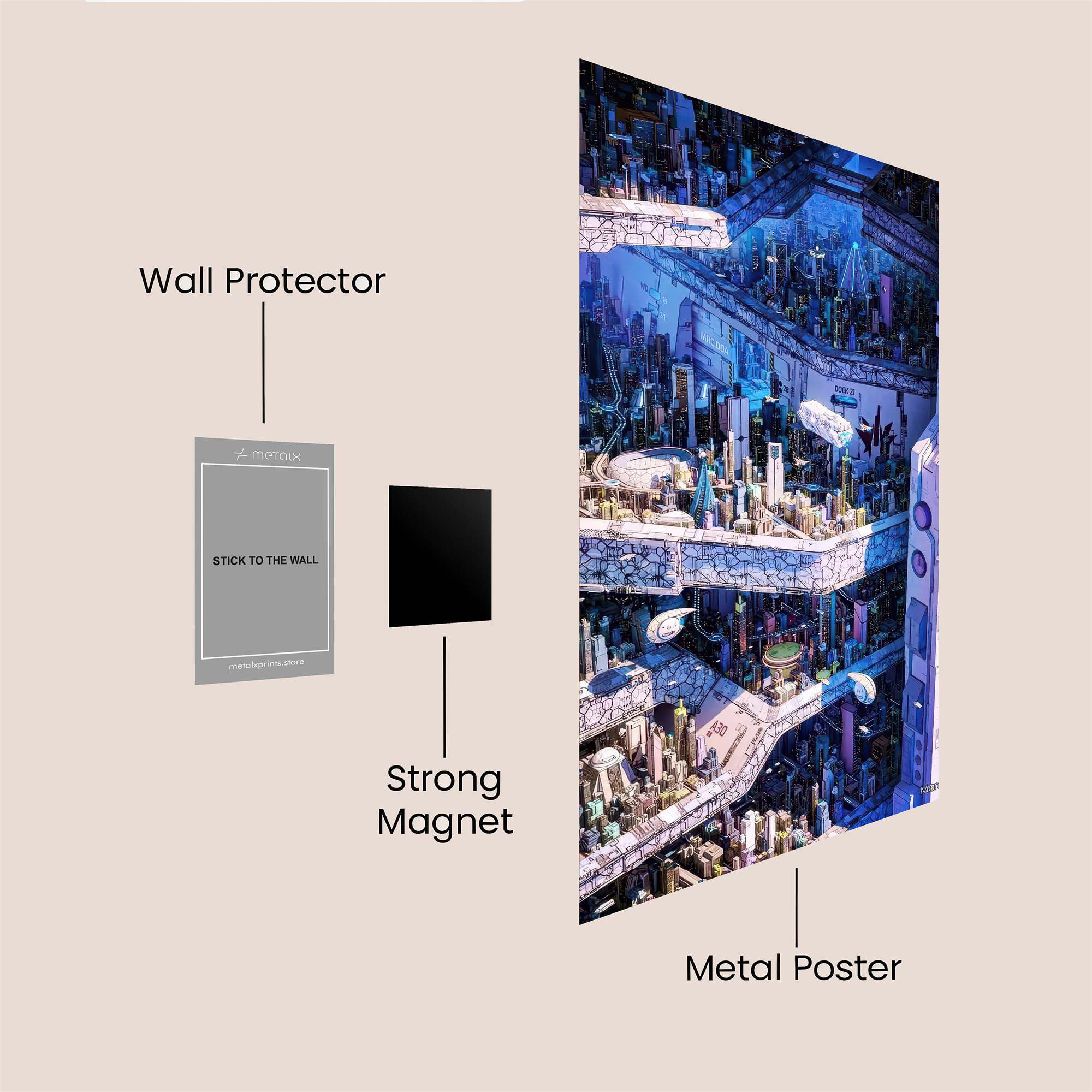 Cyber Haven Safe Wall Magnetic / M