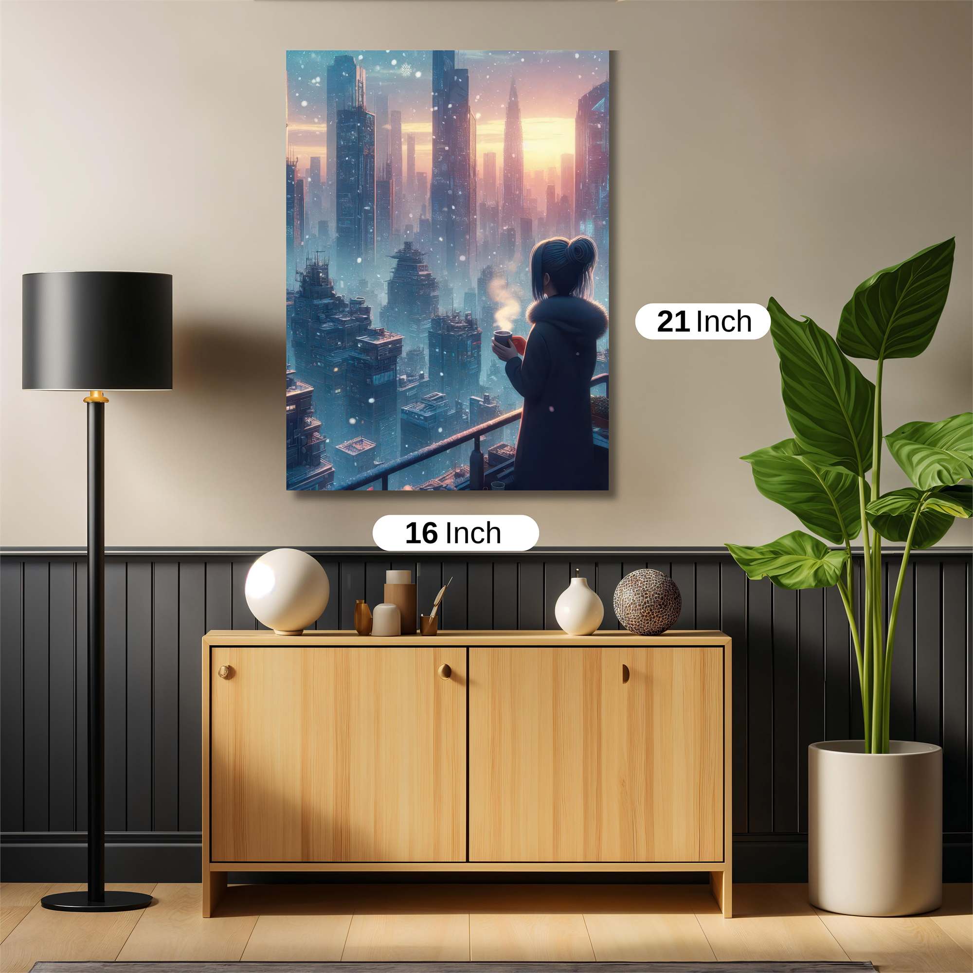 City Serenity Safe Wall Magnetic / M