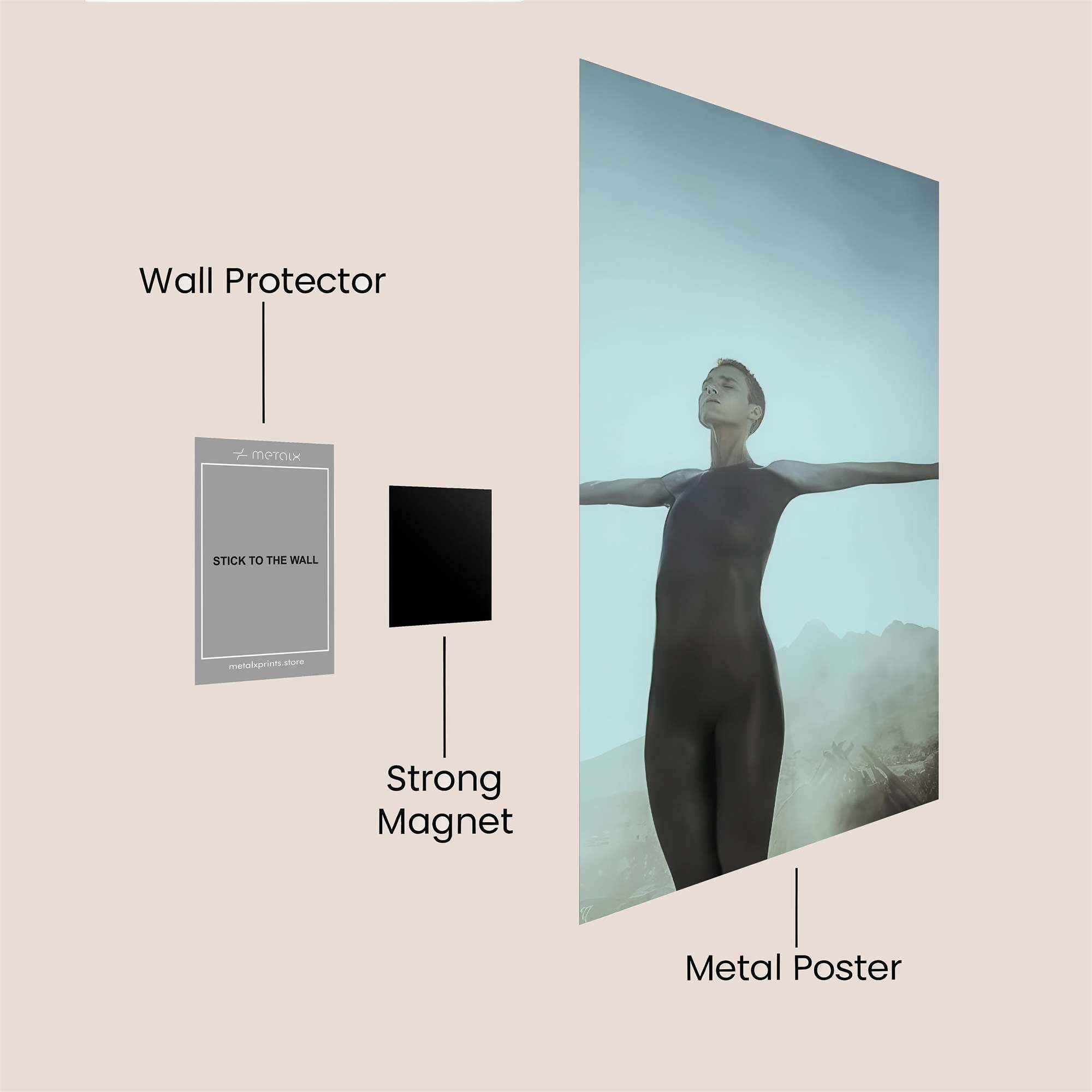 Freedom Unleashed Safe Wall Magnetic / M
