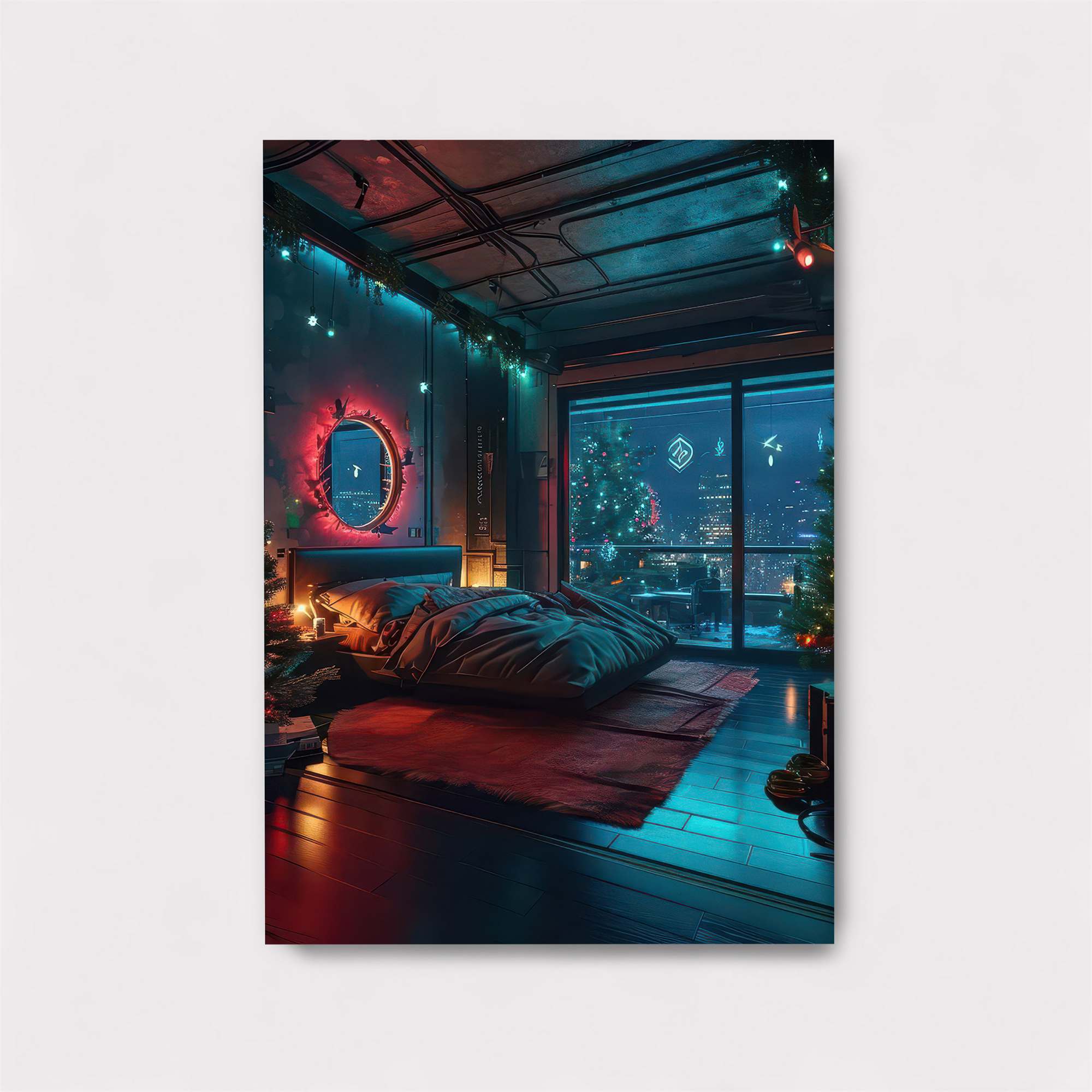 Neon Serenity Safe Wall Magnetic / M