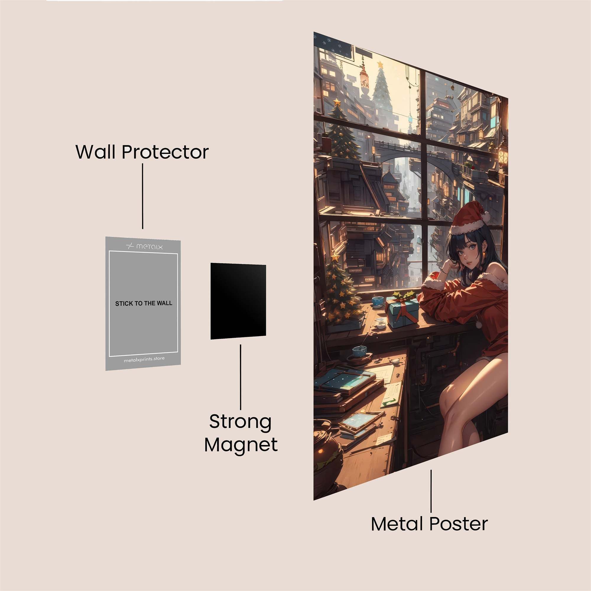 Santa's Serenity Safe Wall Magnetic / M