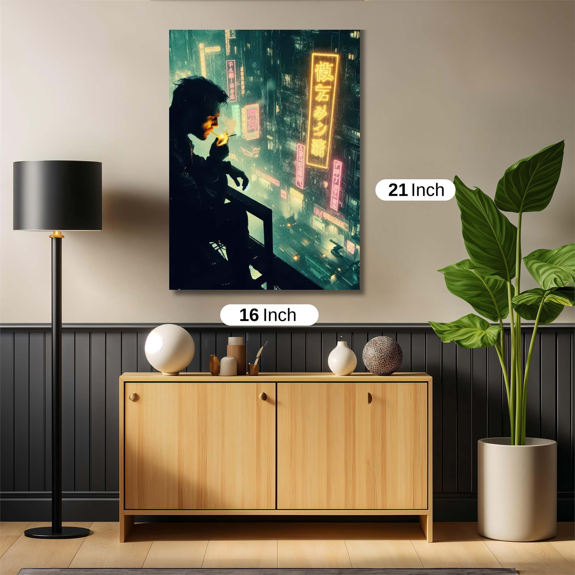 Cyberpunk Solitude Safe Wall Magnetic / M