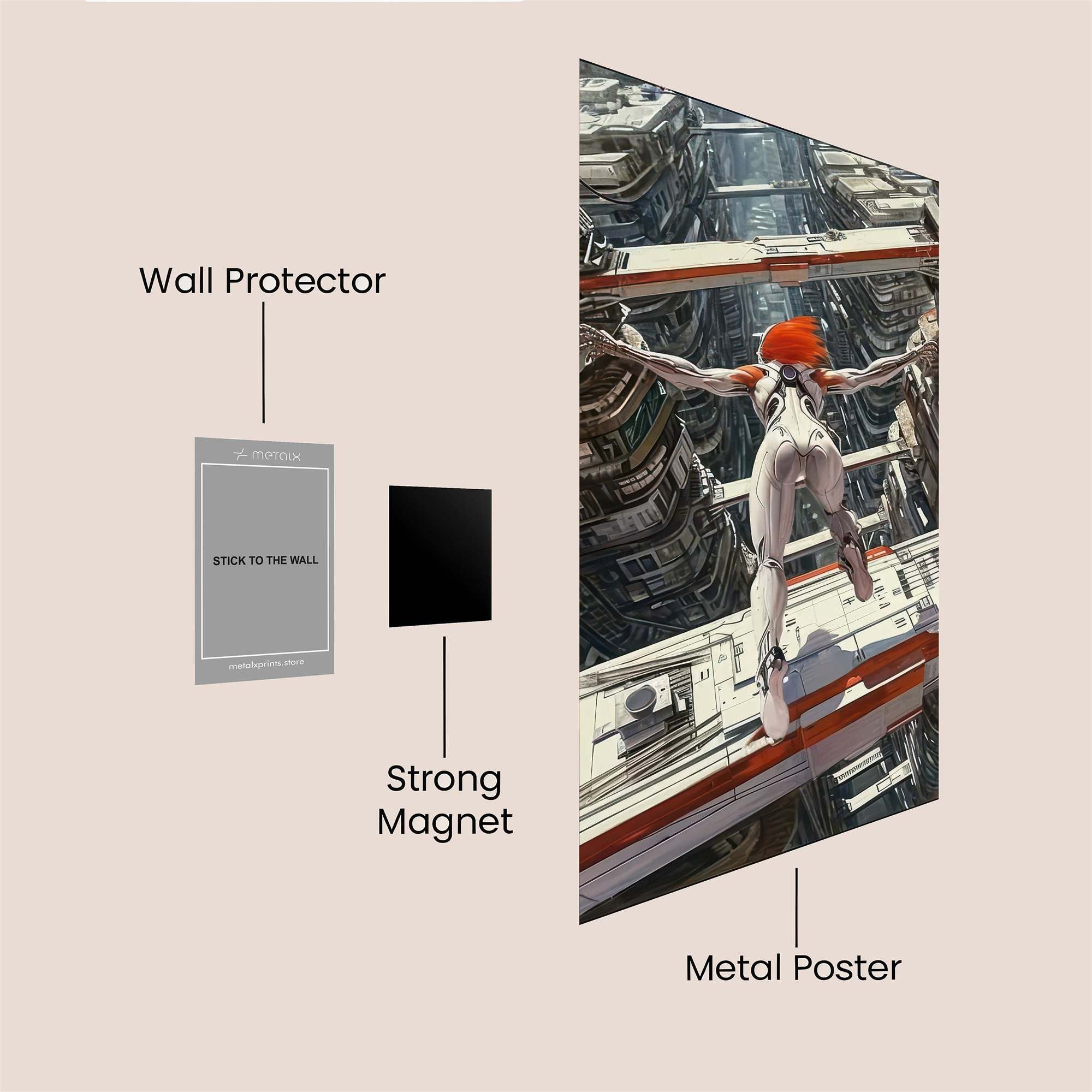 Cyber Leap Safe Wall Magnetic / M