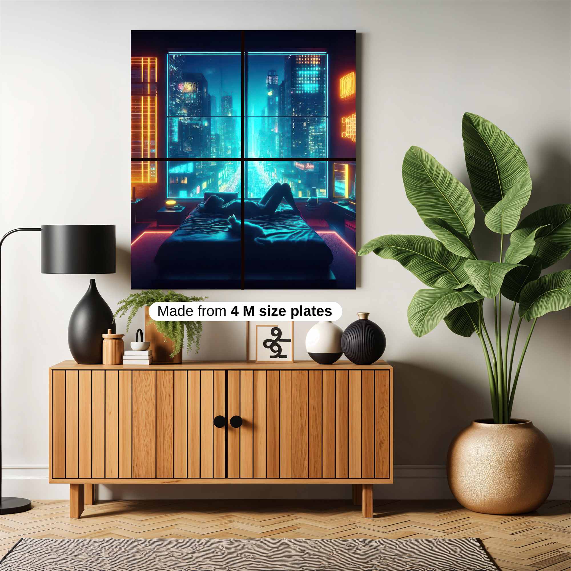 Cyber Serenity Safe Wall Magnetic / M