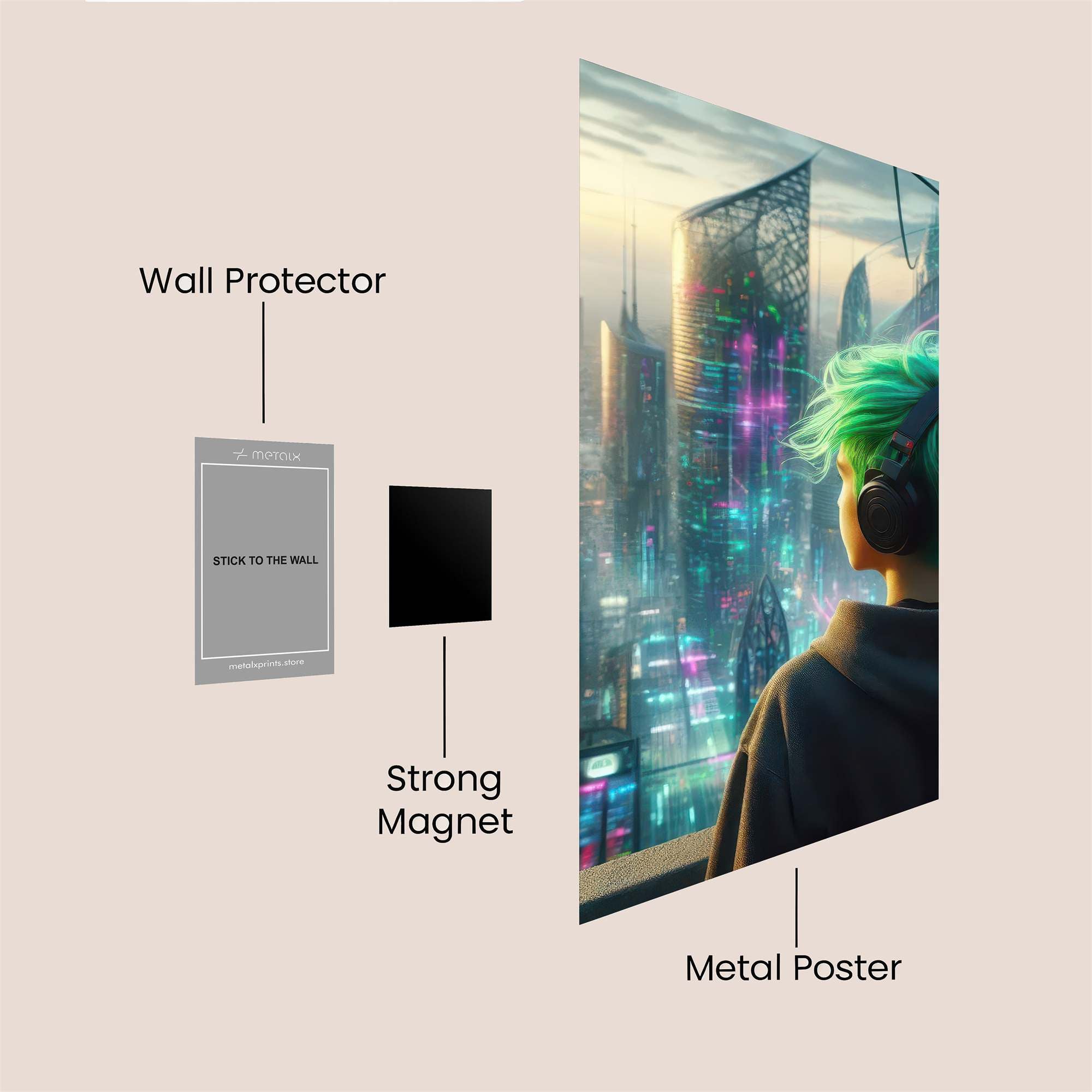 Cyberpunk Serenity Safe Wall Magnetic / M