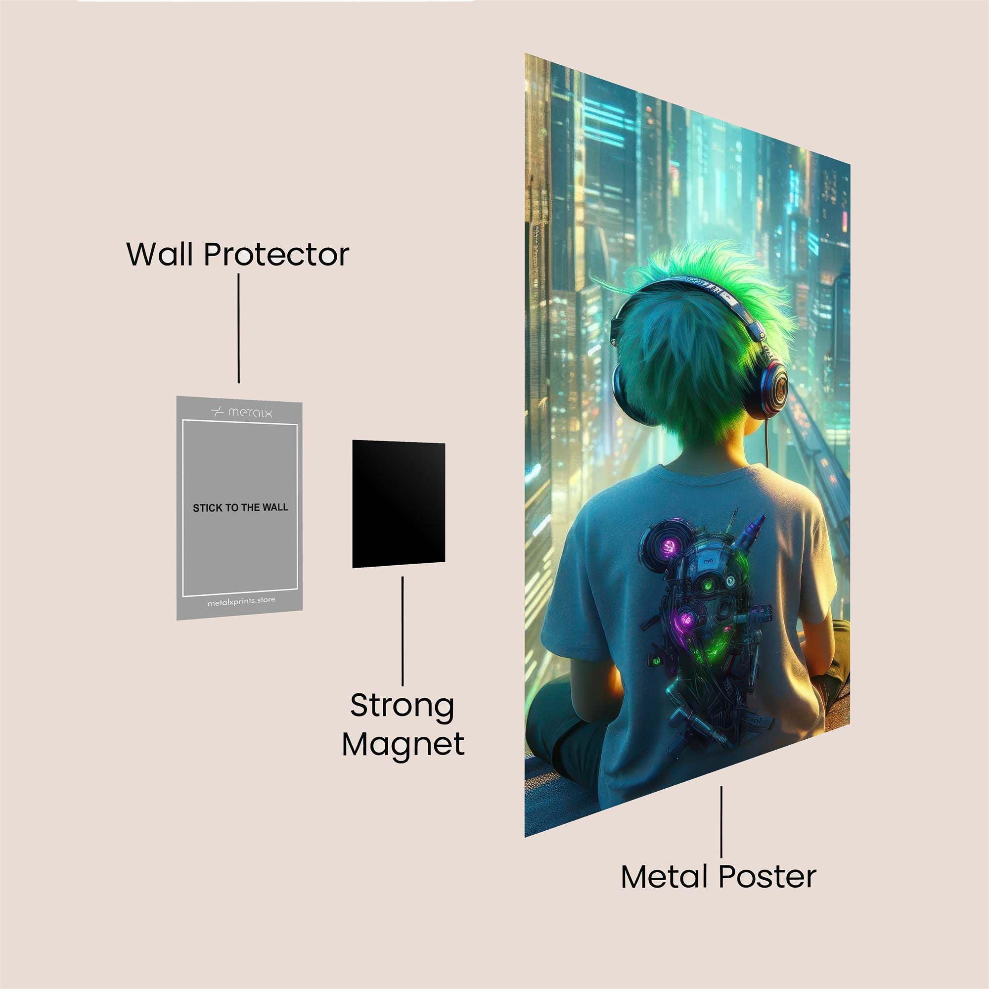 Cyberpunk Serenity Safe Wall Magnetic / M