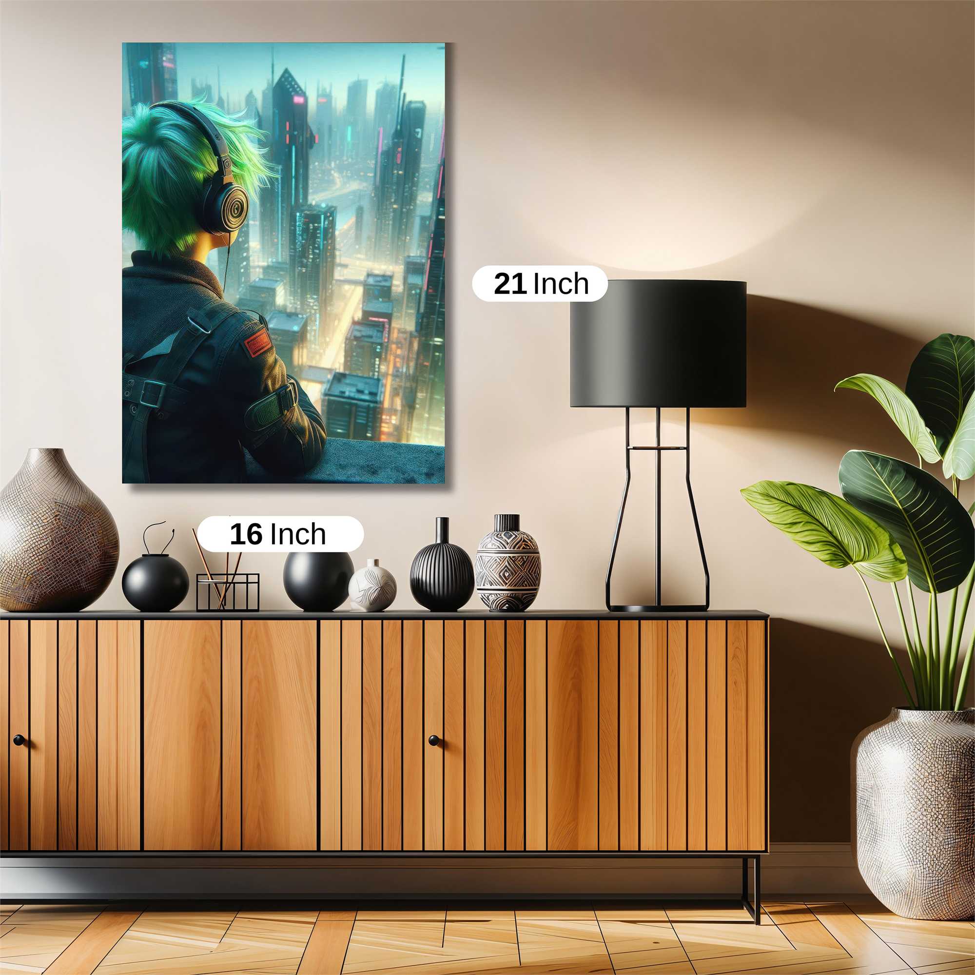 Neon Serenity Safe Wall Magnetic / M