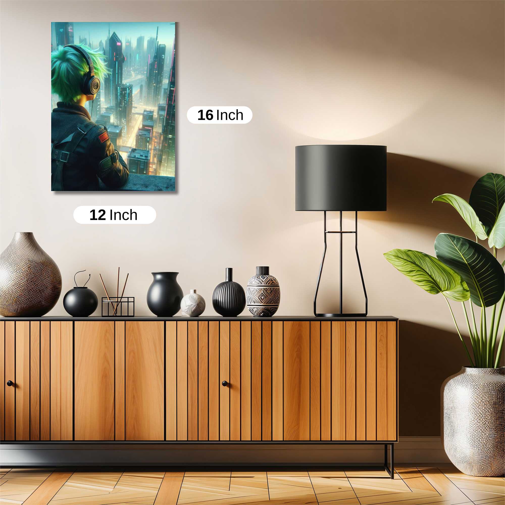 Neon Serenity Safe Wall Magnetic / M