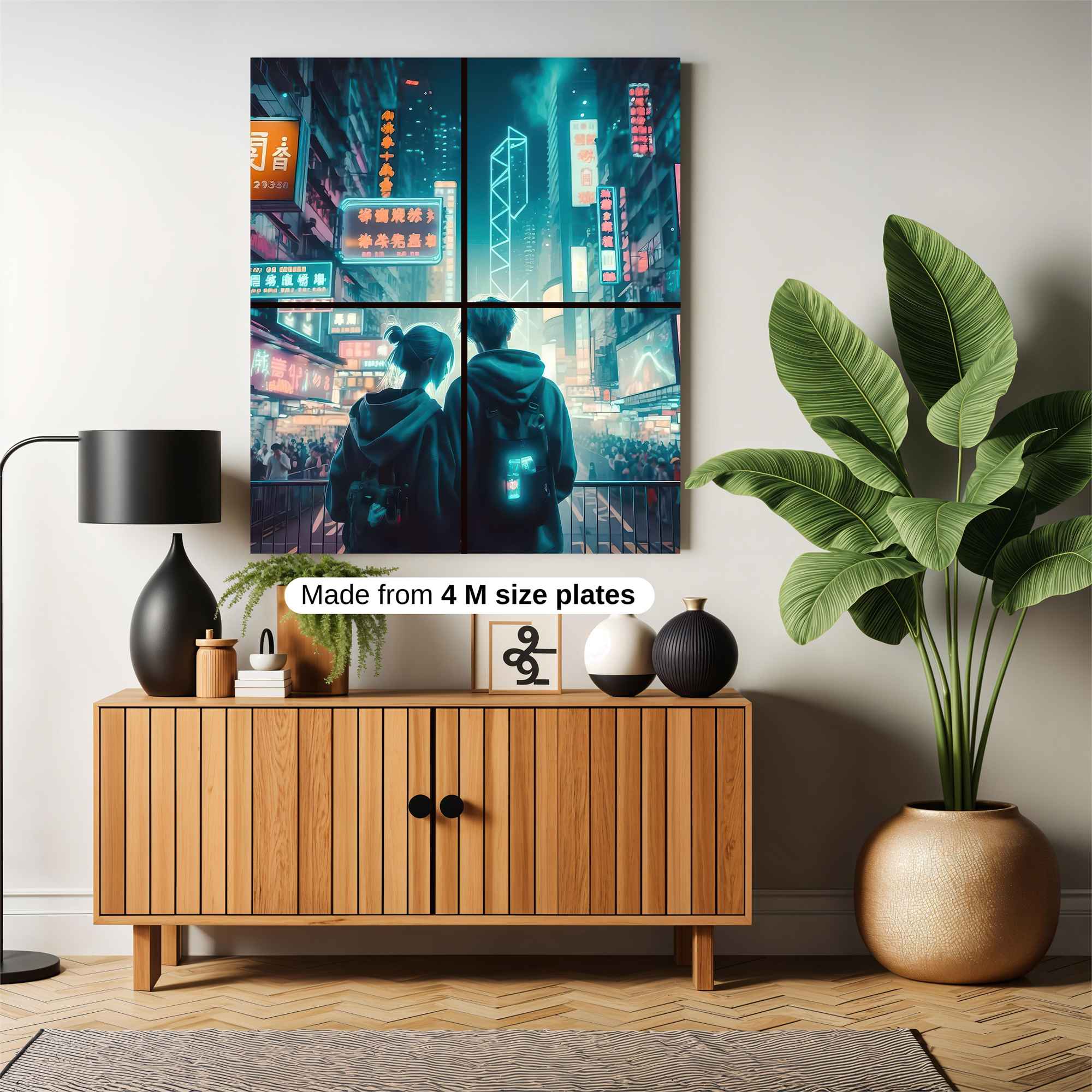 Neon Embrace Safe Wall Magnetic / M