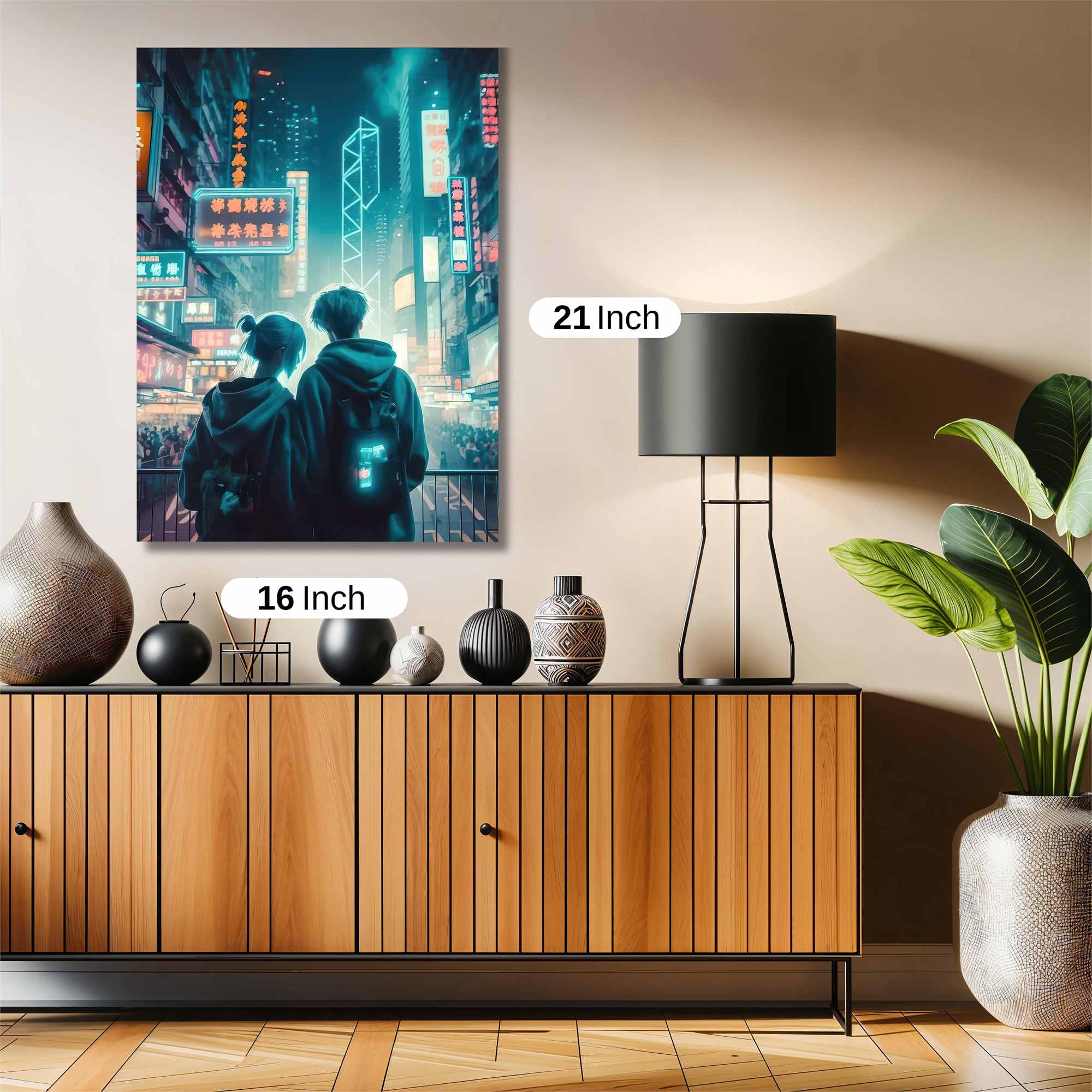 Neon Embrace Safe Wall Magnetic / M