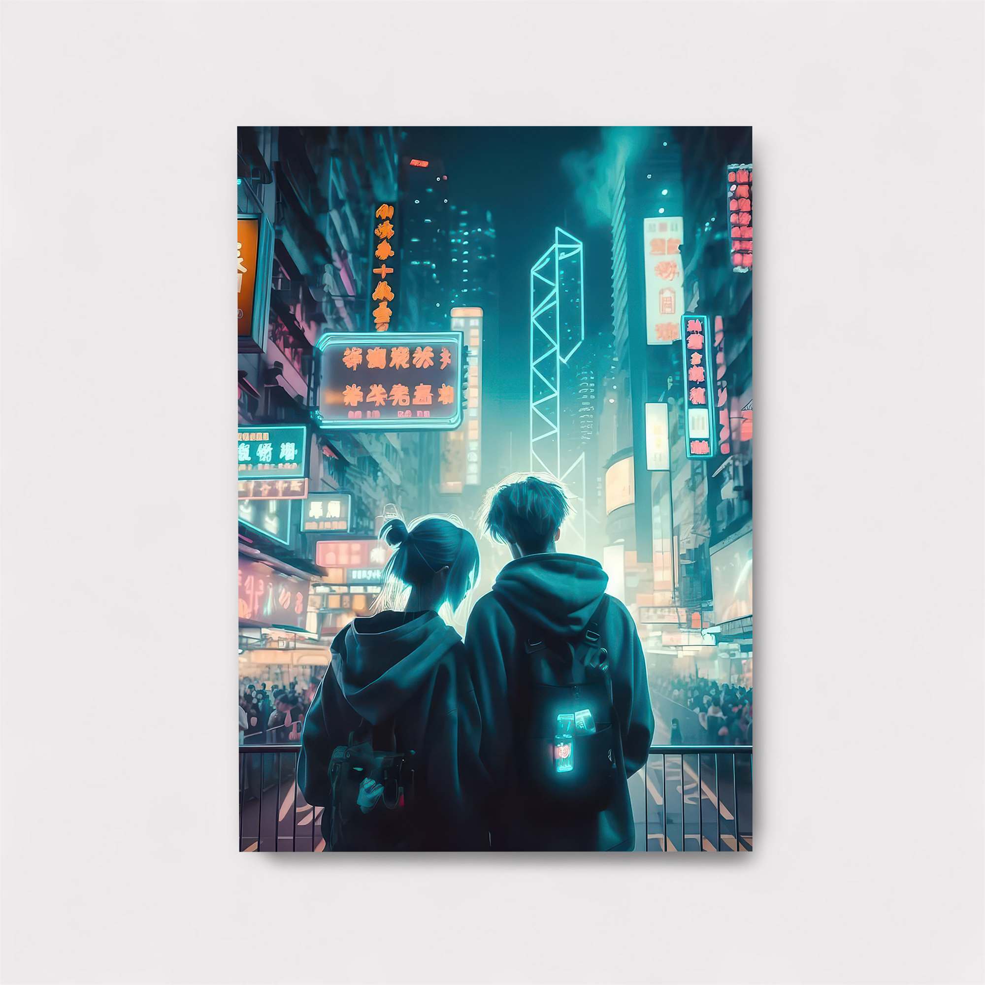 Neon Embrace Safe Wall Magnetic / M