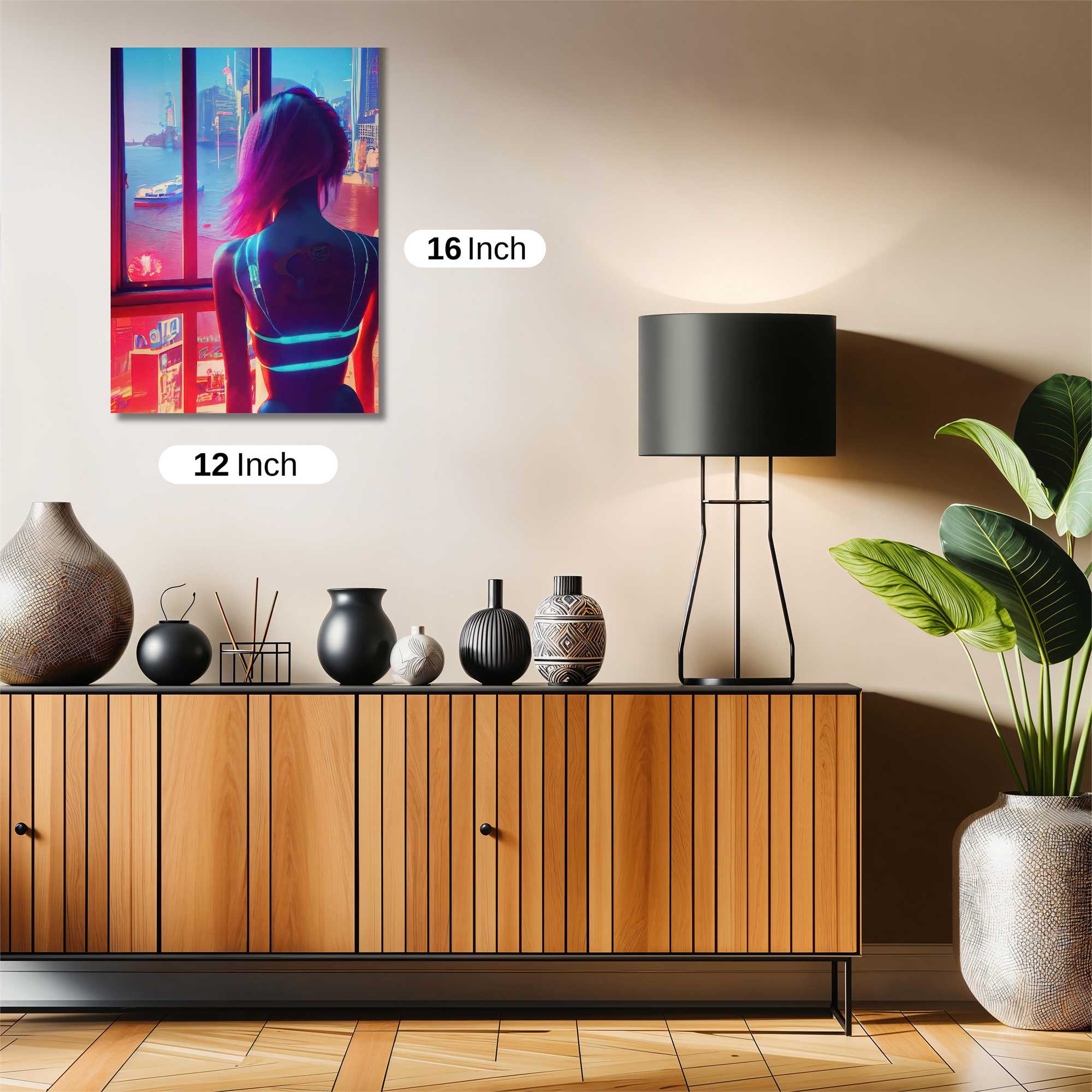 Neon Solitude Safe Wall Magnetic / M