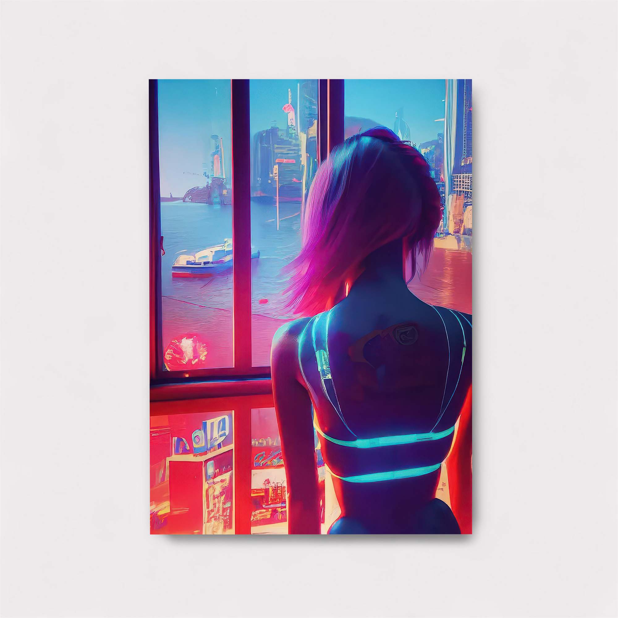 Neon Solitude Safe Wall Magnetic / M