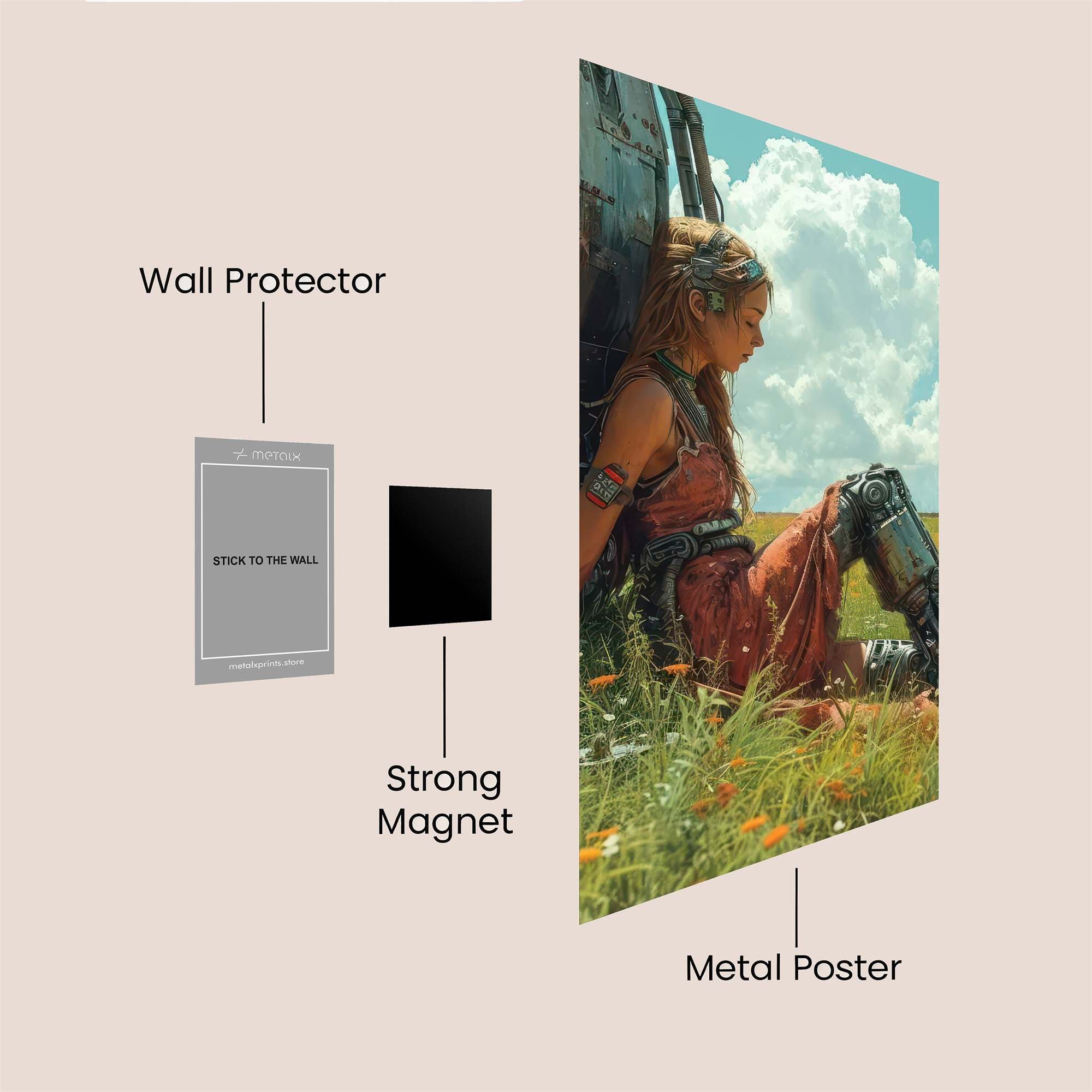 Alita Serene Safe Wall Magnetic / M