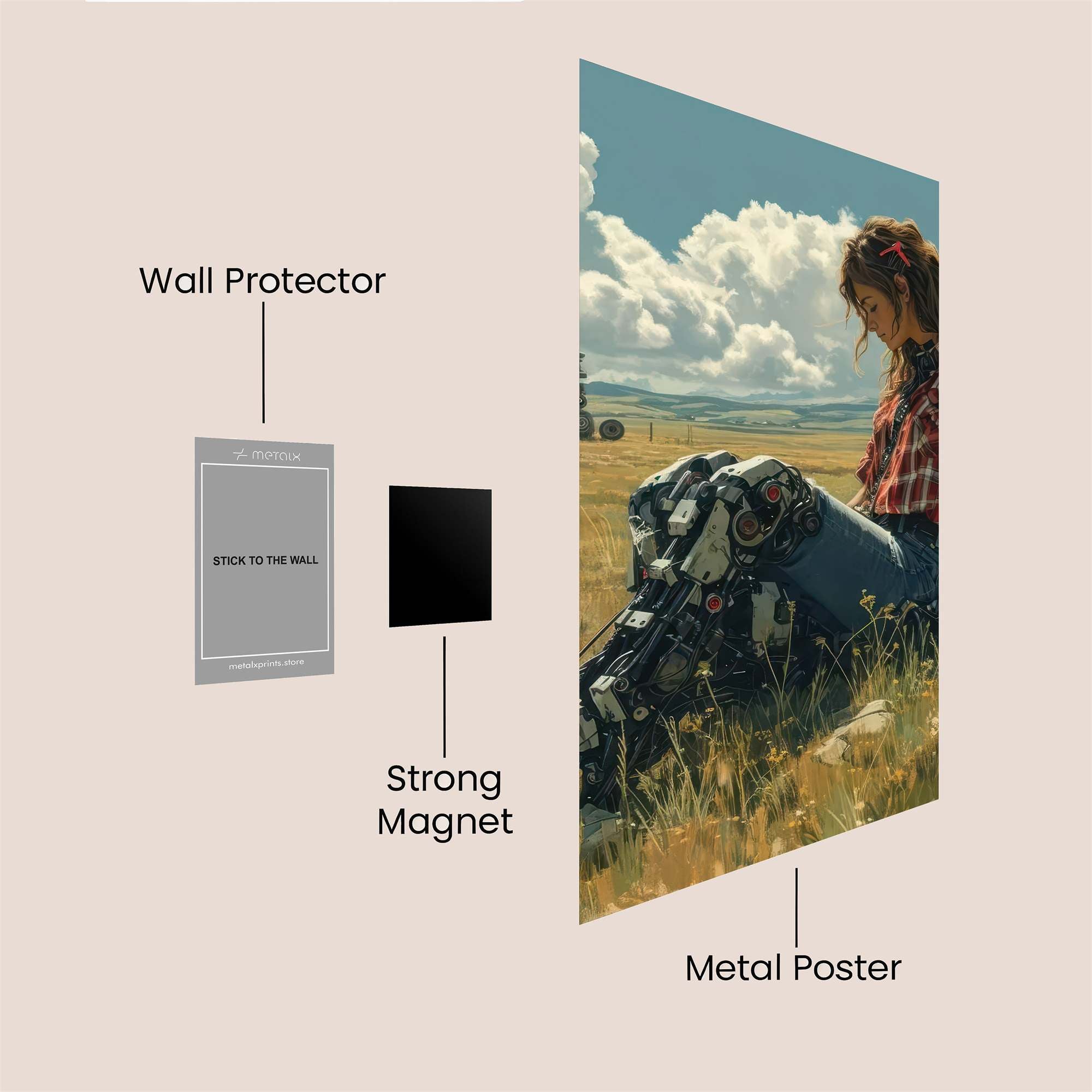 Robot Serenity Safe Wall Magnetic / M