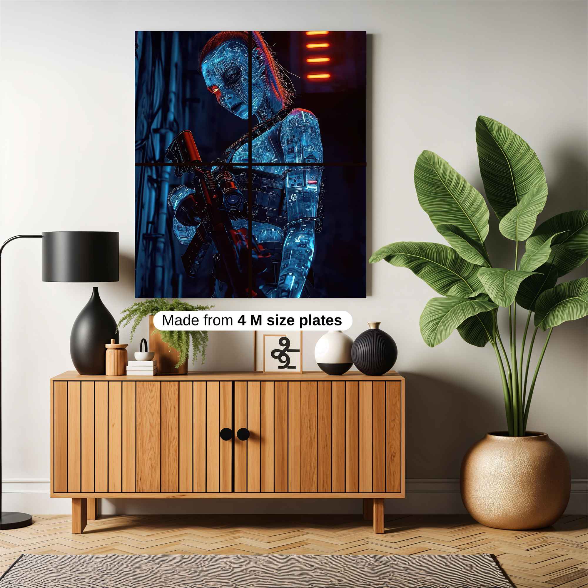 Cyber Enigma Safe Wall Magnetic / M